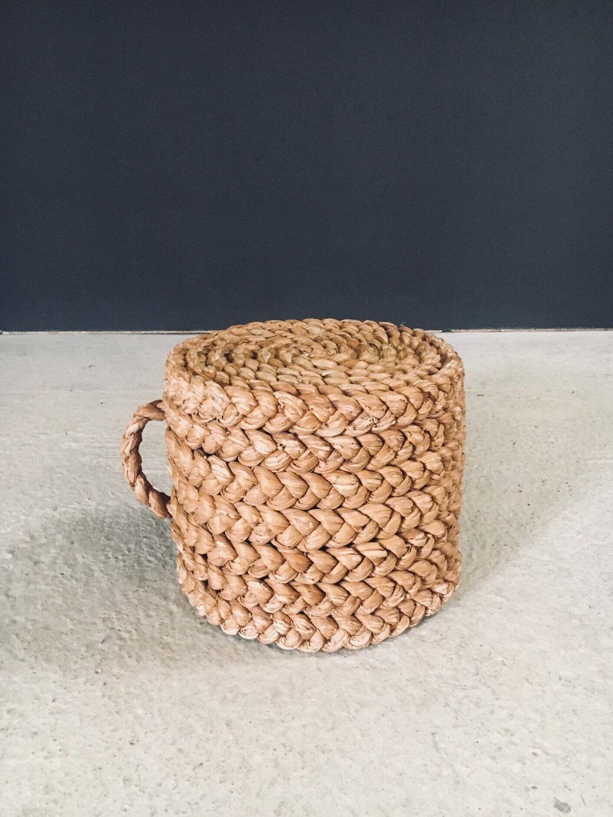 1940's French Mediterranean Design Low Rope Stool By Audoux Minet photo buy