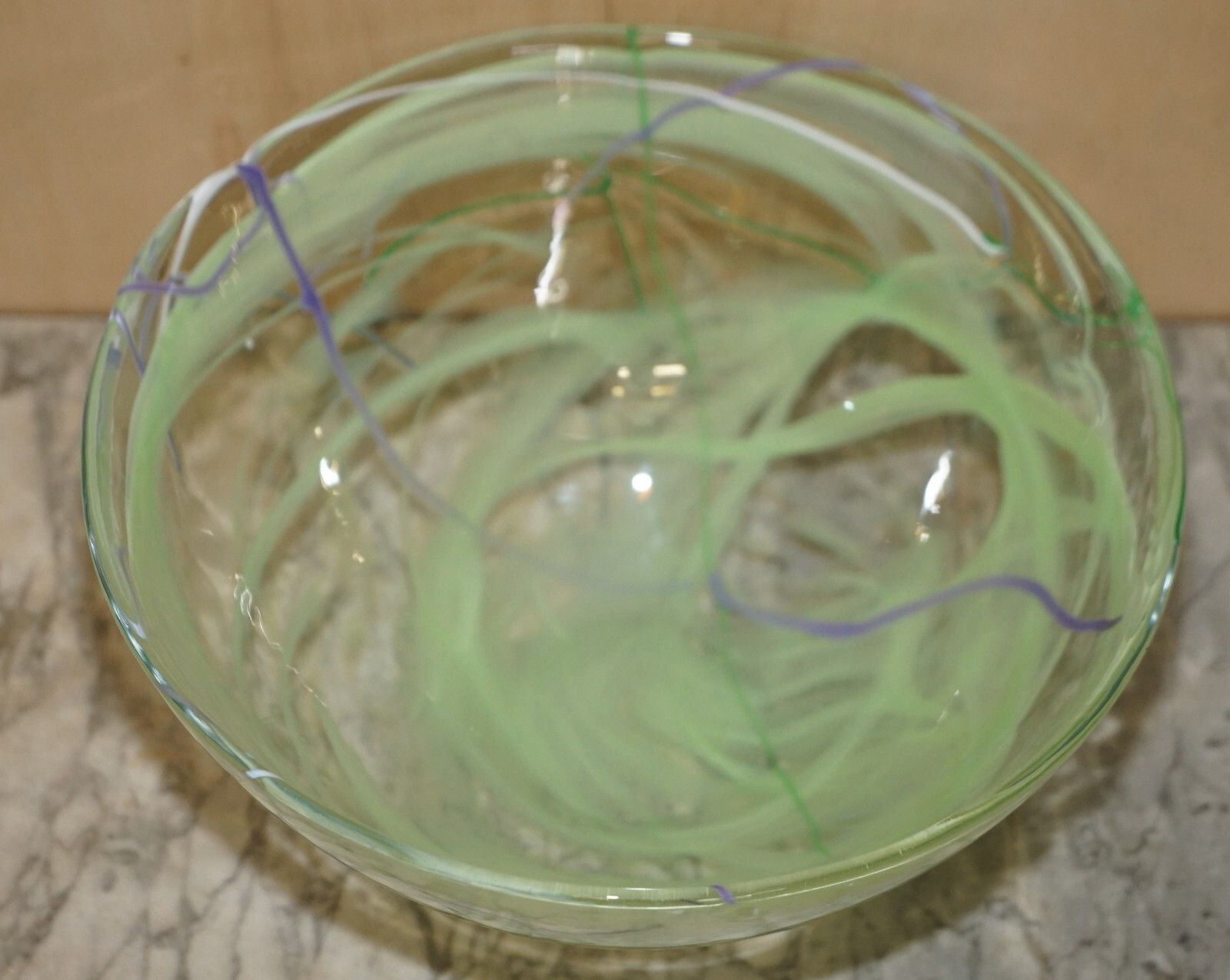 Beautiful Kosta Boda Decorative Custom Made Decorative Glass Bowl By Anna Ehrner photo vinterior