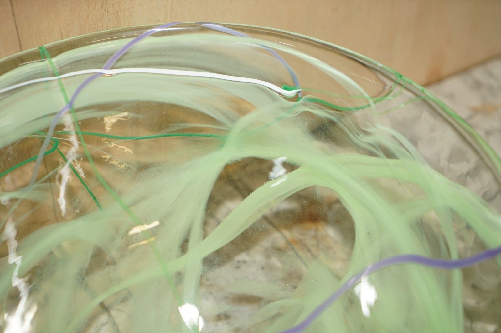 Beautiful Kosta Boda Decorative Custom Made Decorative Glass Bowl By Anna Ehrner photo vintage