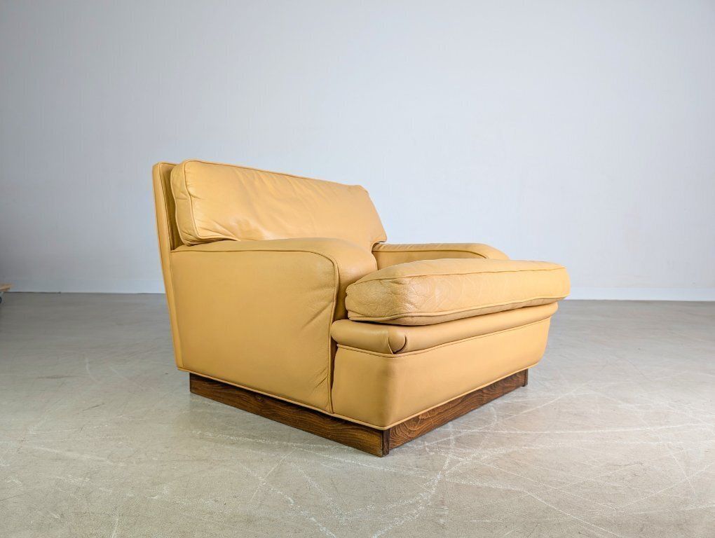 Original Midcentury Armchair Arne Norell Armchair Mexico Leather photo Furniture
