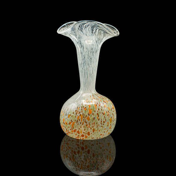 Vintage Display Vase, Continental, Art Glass, Posy Sleeve, Mid Century Modern photo furniture