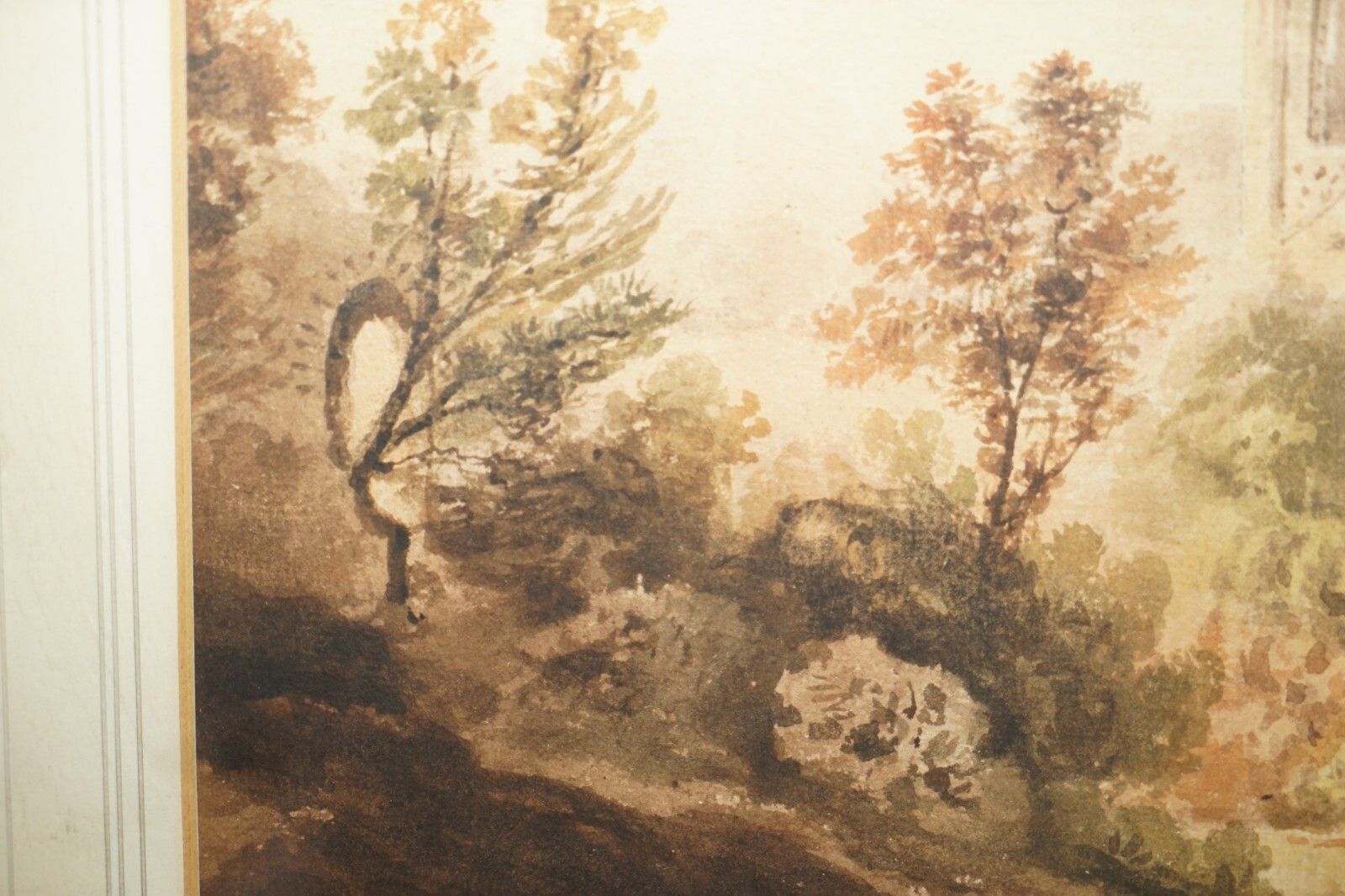 19th Century Tintern Abbey Francis Nicholson 1753 1844 Watercolour Painting photo vinterior