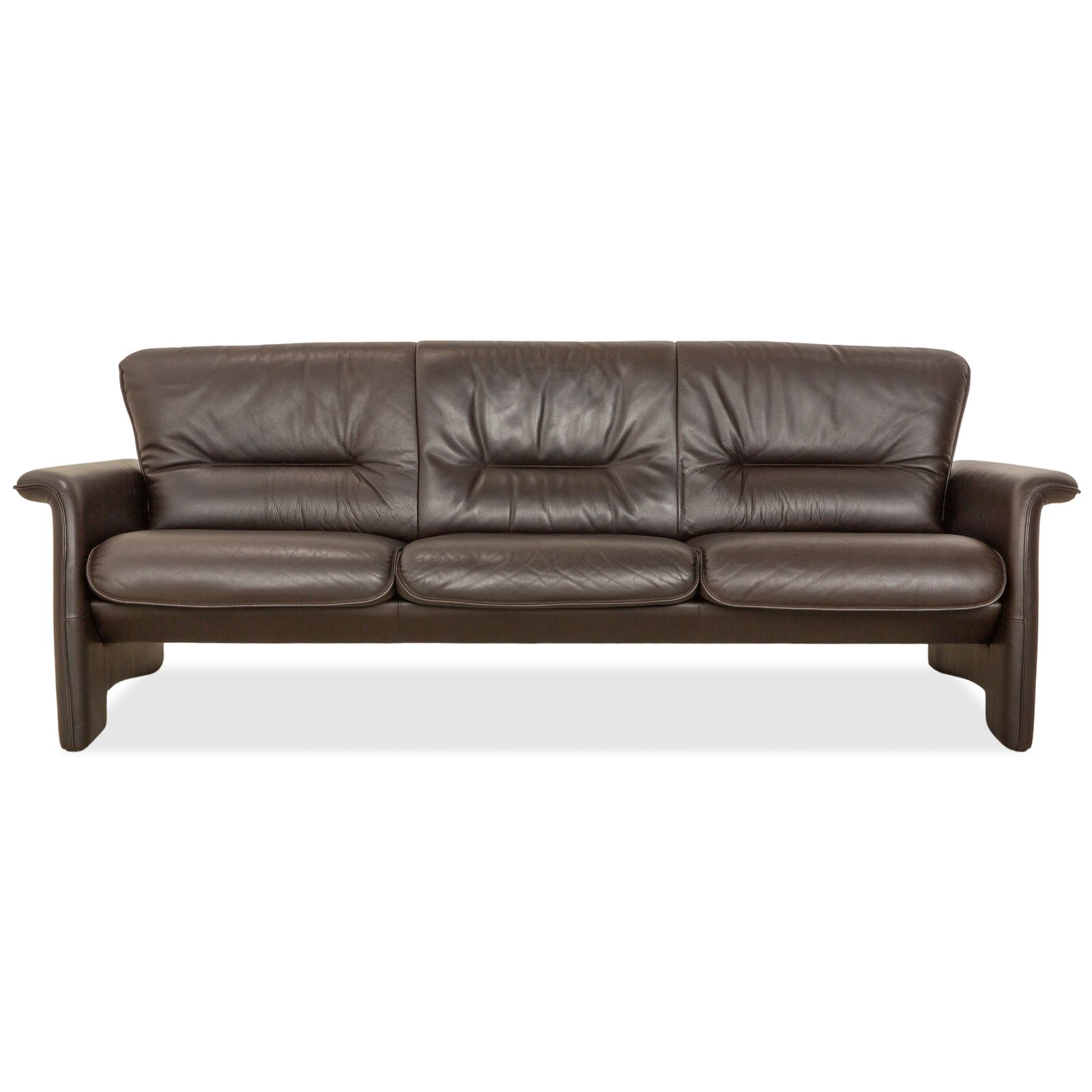 Canapé 3 places De Sede DS-350 en cuir marron