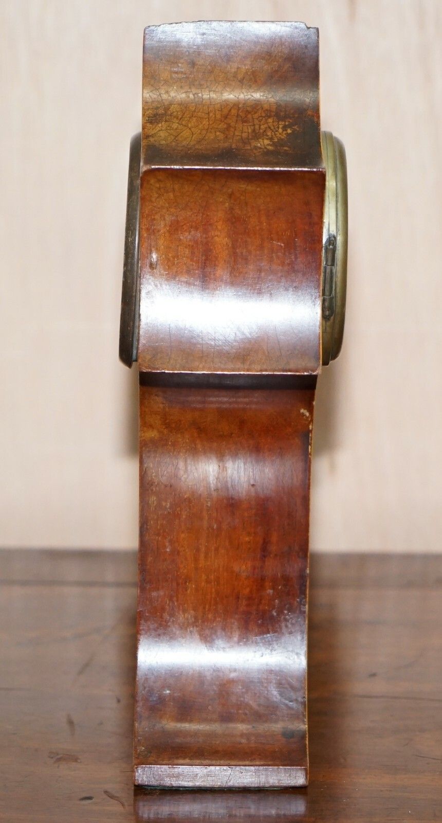 Stunning Maple & Co Paris Art Nouveau Mahogany Marquetry Inlaid Mantle Clock photo buy
