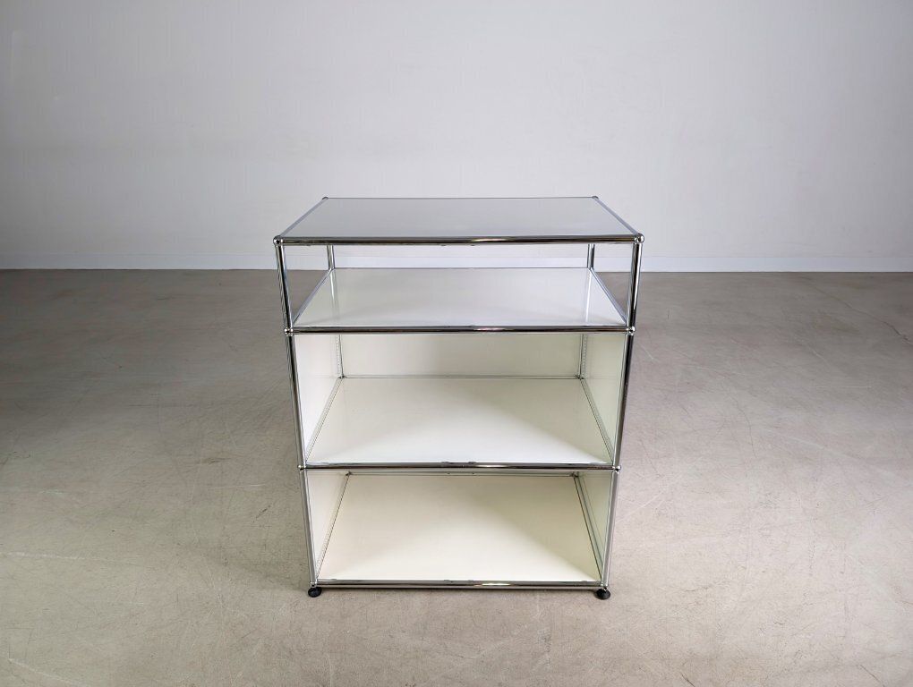 Original Usm Haller Sideboard White 3x1 Chest Of Drawers Shelf Fritz photo furniture