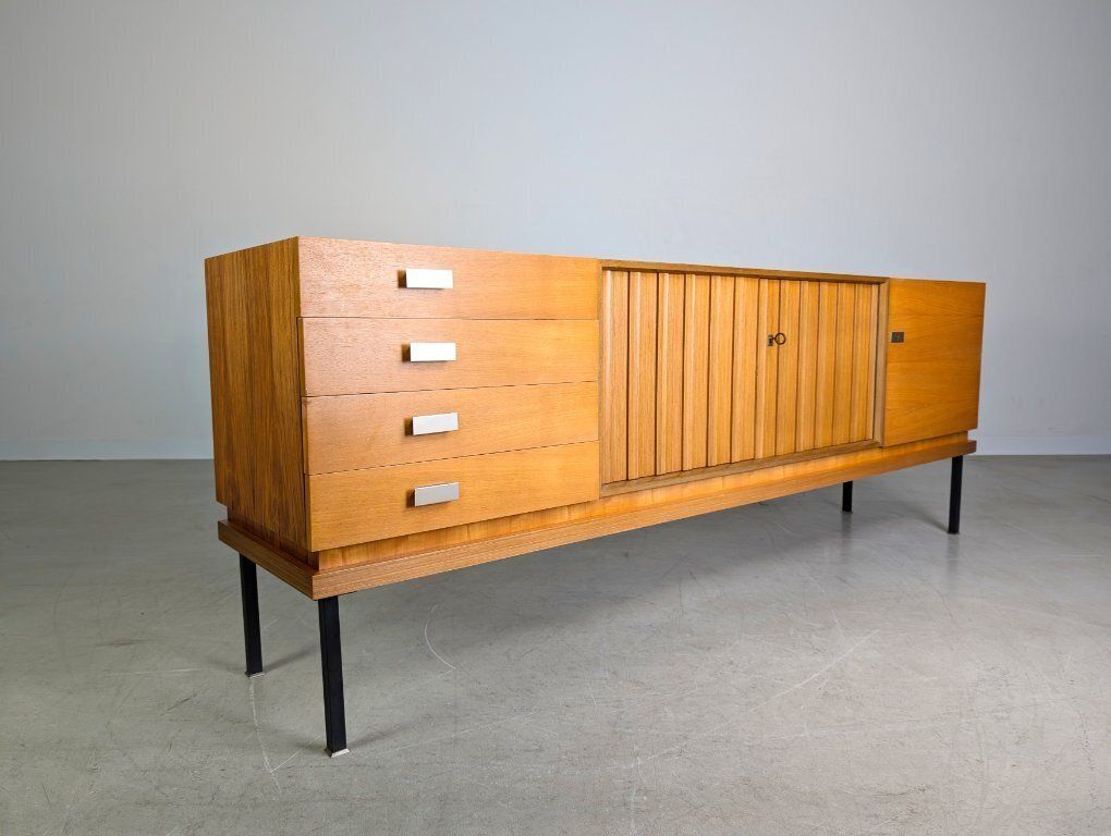 Original Midcentury Sideboard Famöla Furniture Fama Walnut photo Furniture