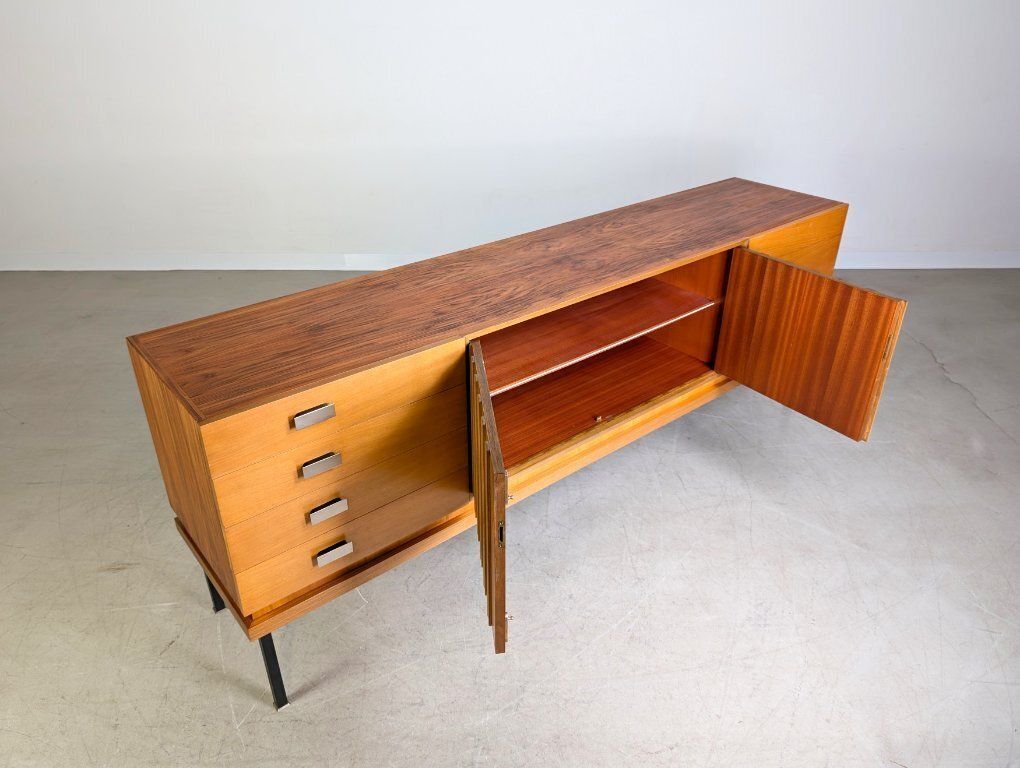 Original Midcentury Sideboard Famöla Furniture Fama Walnut photo vinterior