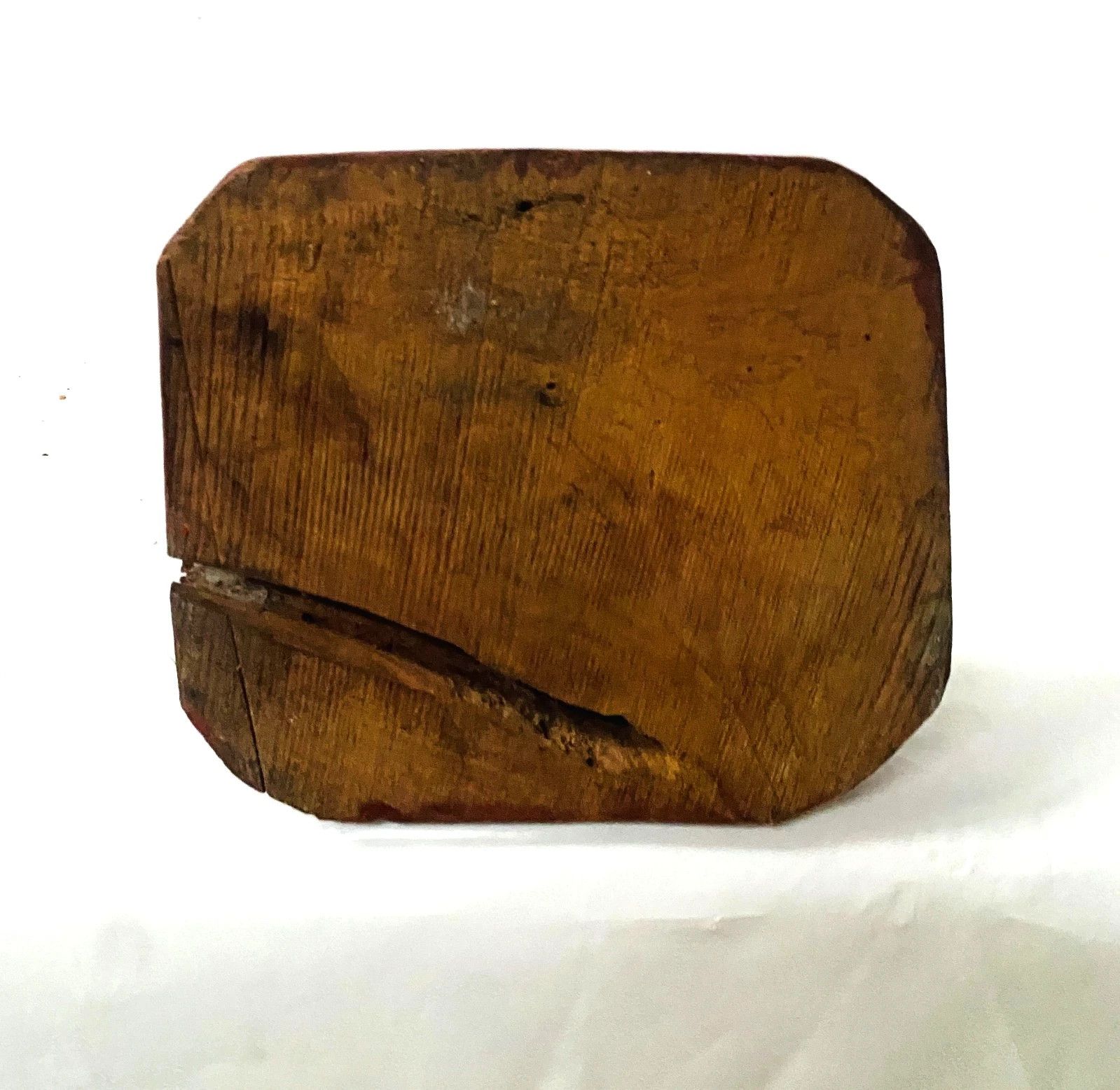 Natural Wood Crucifix Polychrome 18th Century photo buy