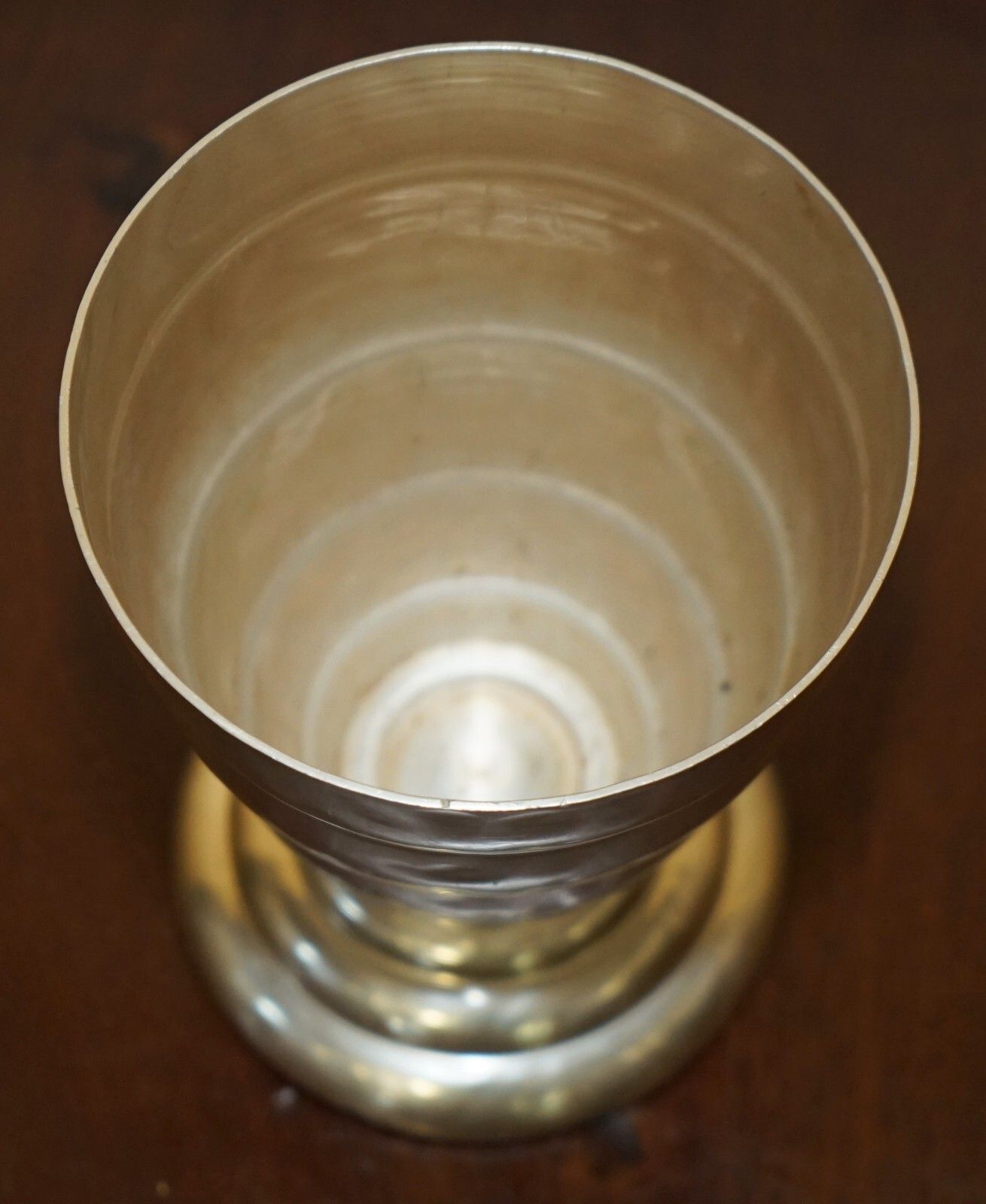 Antique Art Deco Silver Plated Champagne Wine Or Ice Bucket Lovely Period Patina photo vinterior