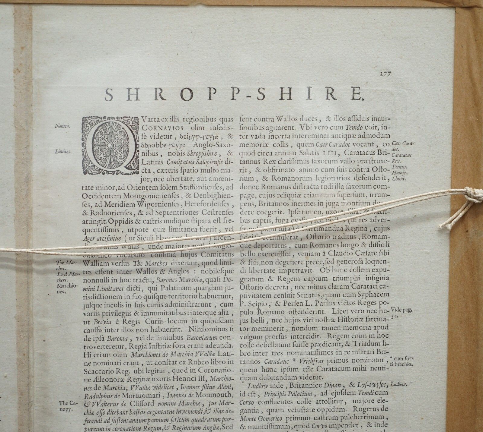 photo for sale Staffordshire 1645 Hand Coloured Antique Print Staffordiensis Comitatvs Map