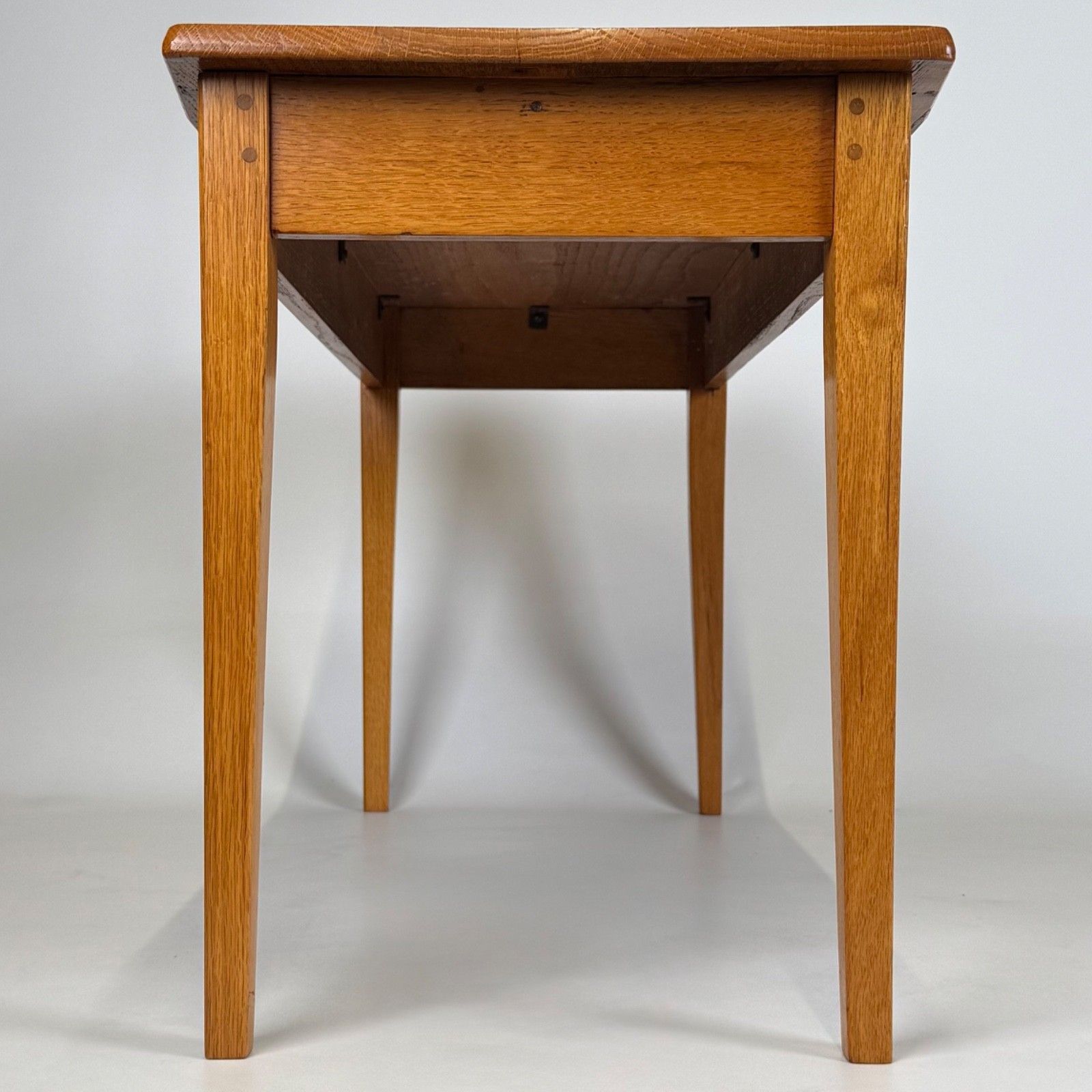 Vintage 20th Century Golden Oak Coffee Table photo for sale