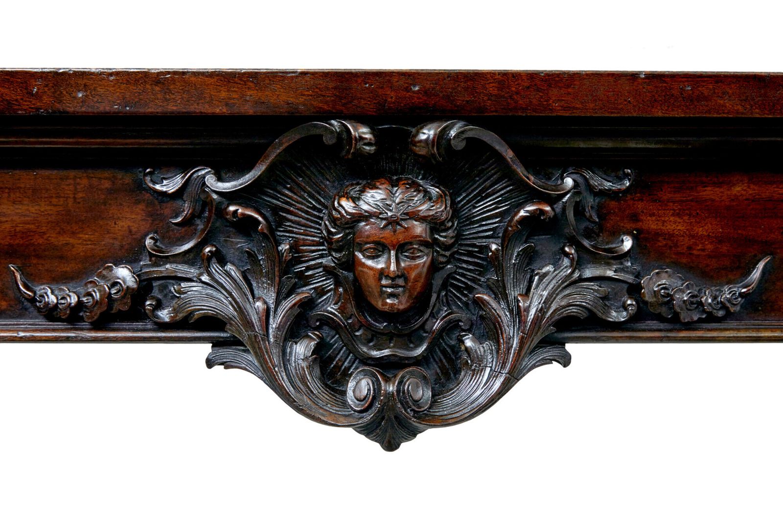 photo for sale 19th Century English Hand Carved Serving Table