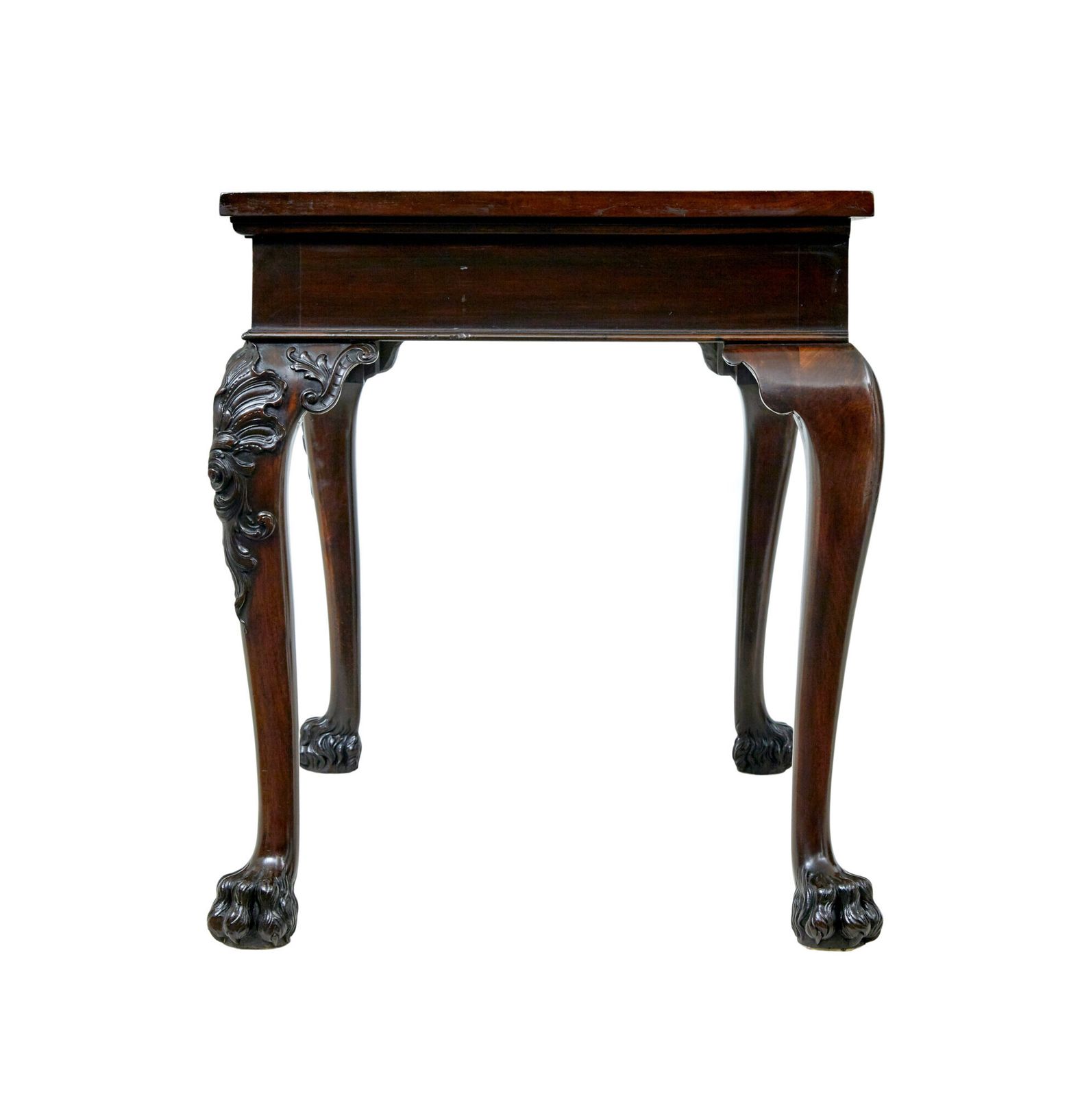 photo vinterior 19th Century English Hand Carved Serving Table