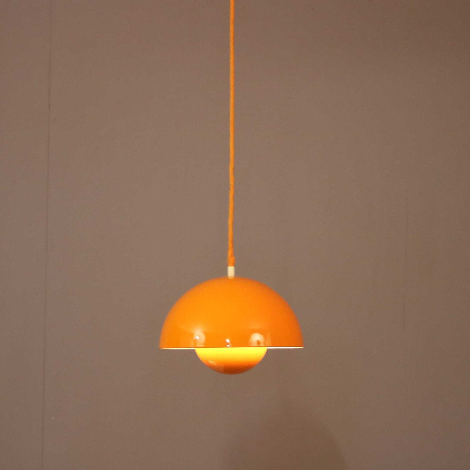 1970s “Flower Pot” Hanging Lamp By Verner Panton For Louis Poulsen, Denmark photo Lighting
