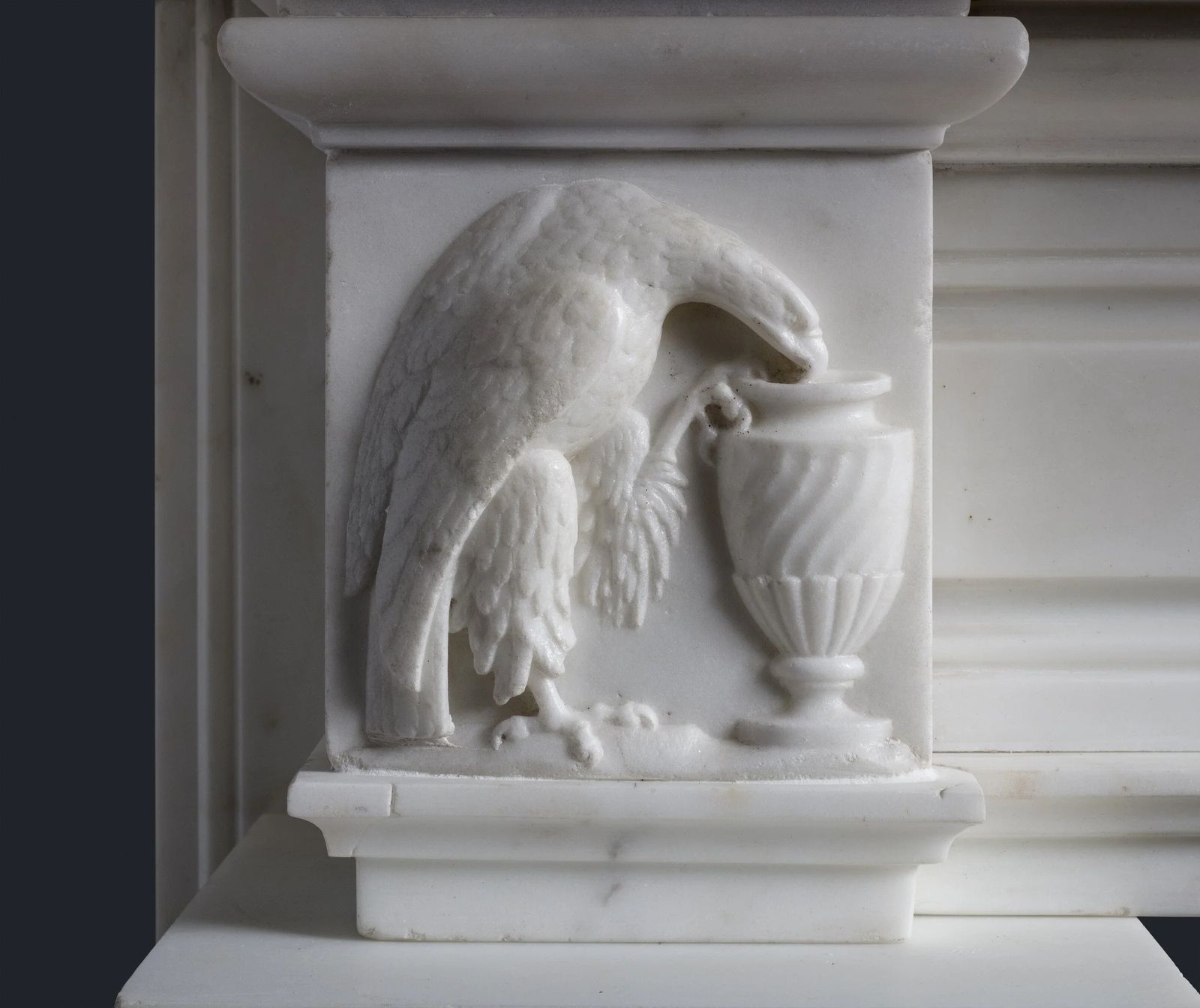 Georgian Statuary Marble Fireplace Surround photo Home Fixtures