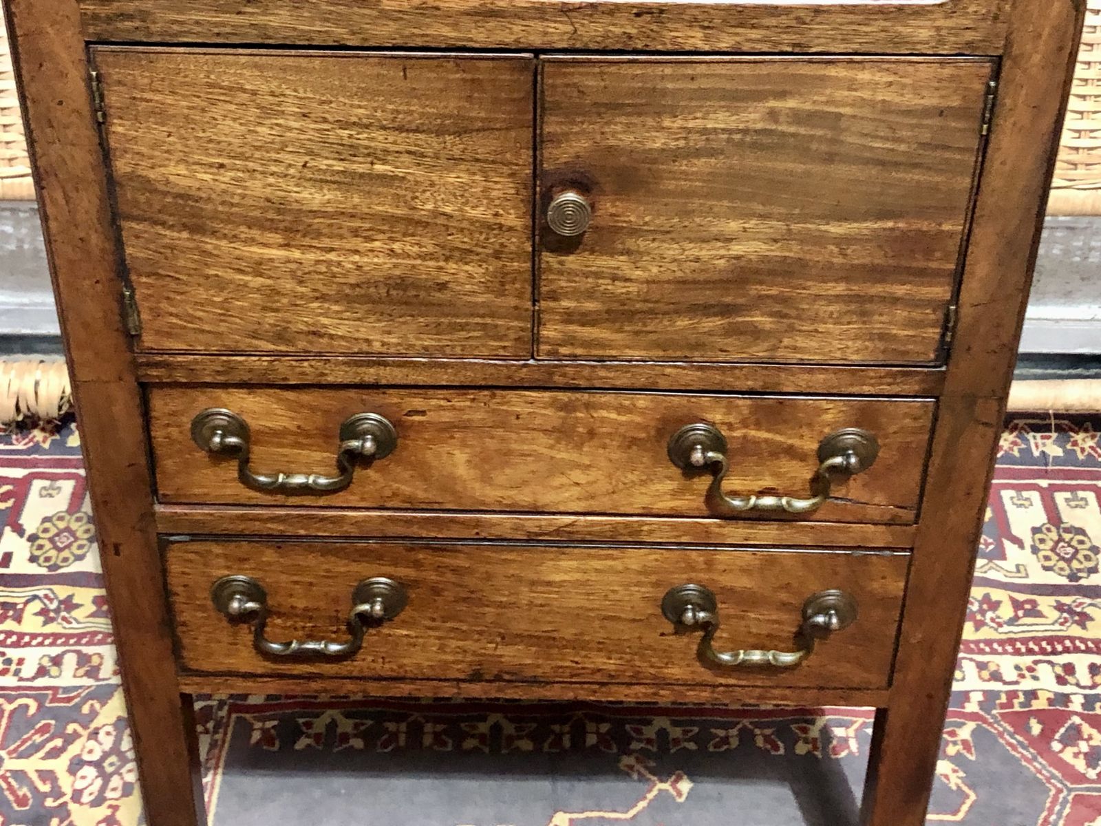 Handsome George 111 Bedside /Lamp Table photo vintage