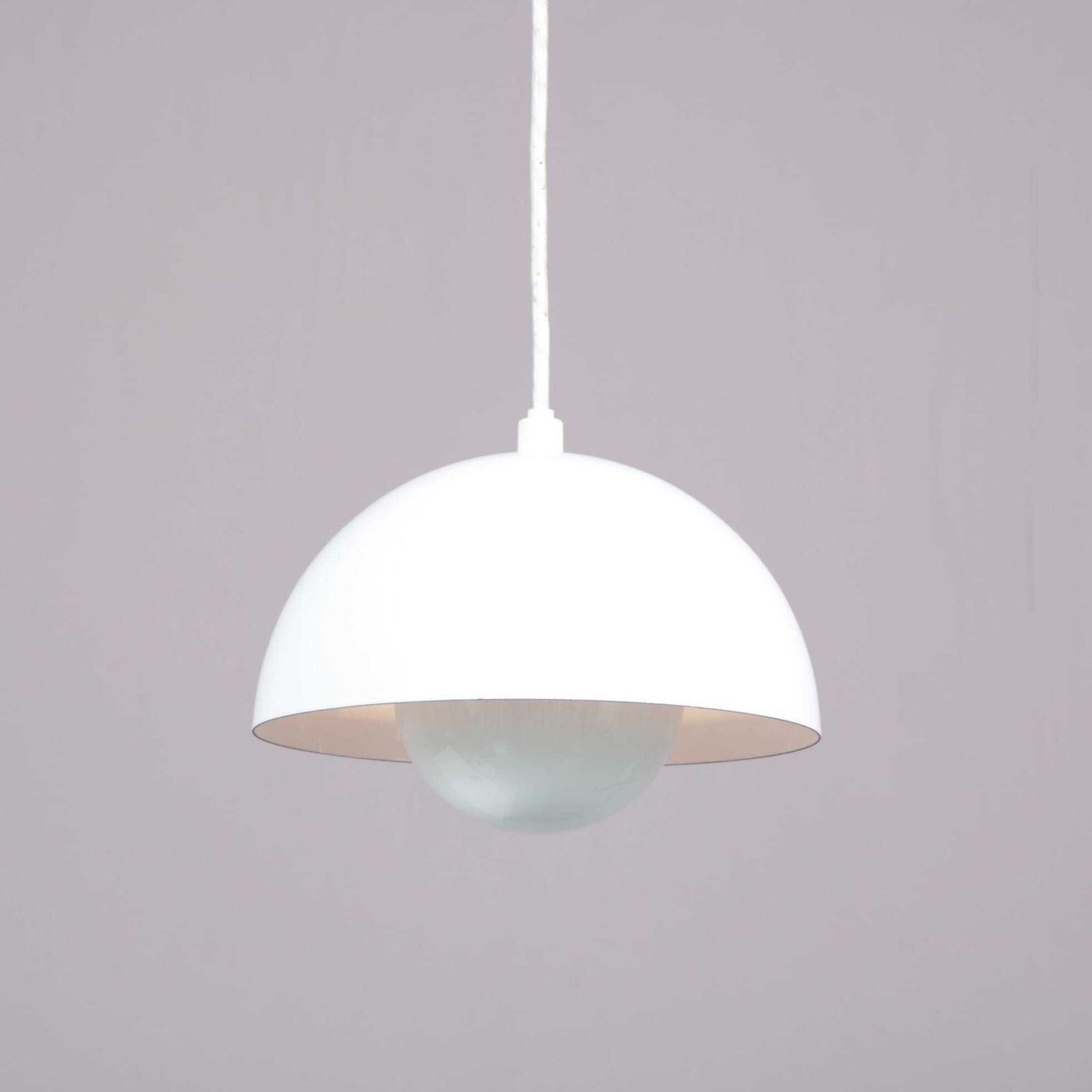 1970s Flower Pot Hanging Lamp By Verner Panton For Louis Poulsen, Denmark photo vintage