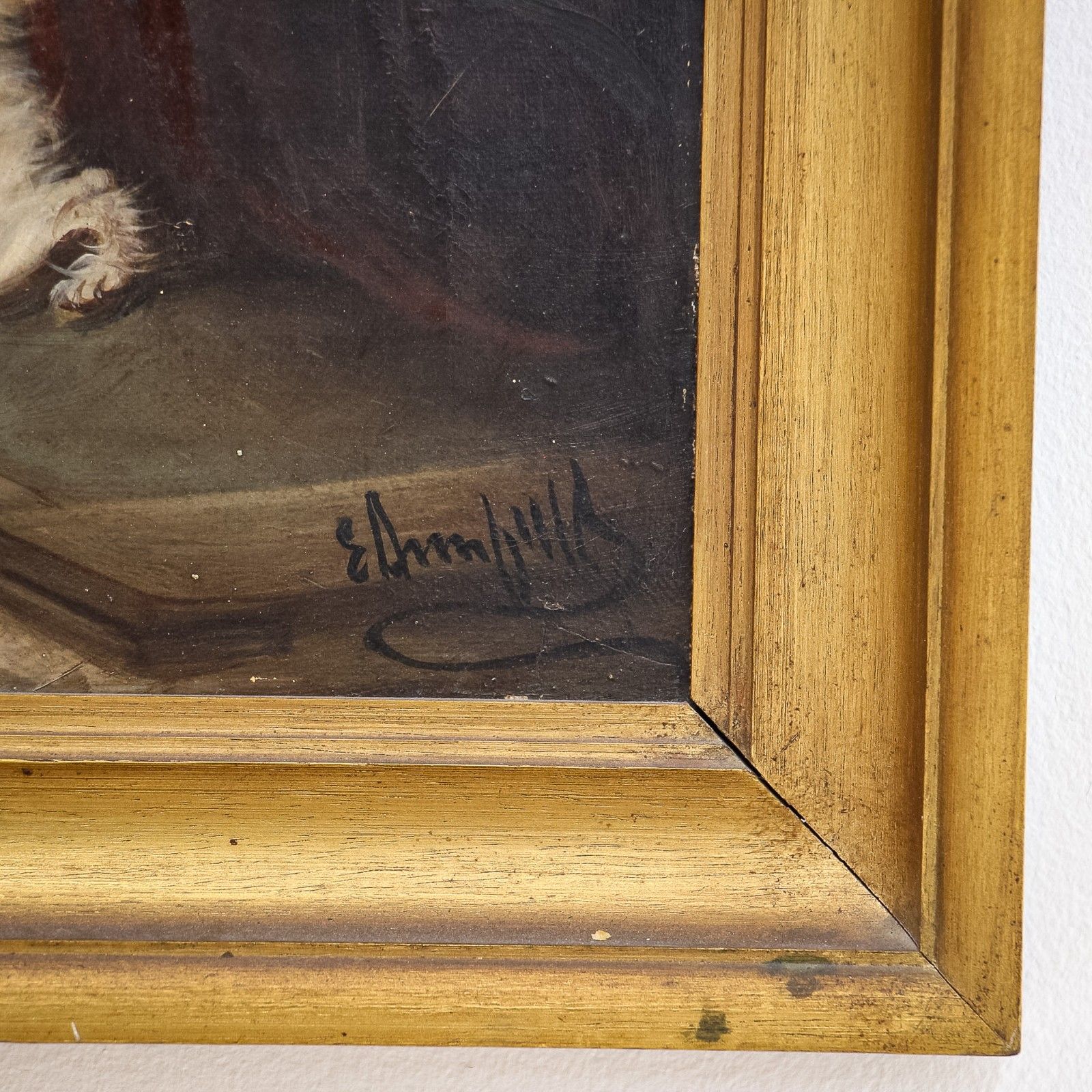 Pair Of Oil Paintings Of Terrier Dogs By Edward Armfield photo 1950.0
