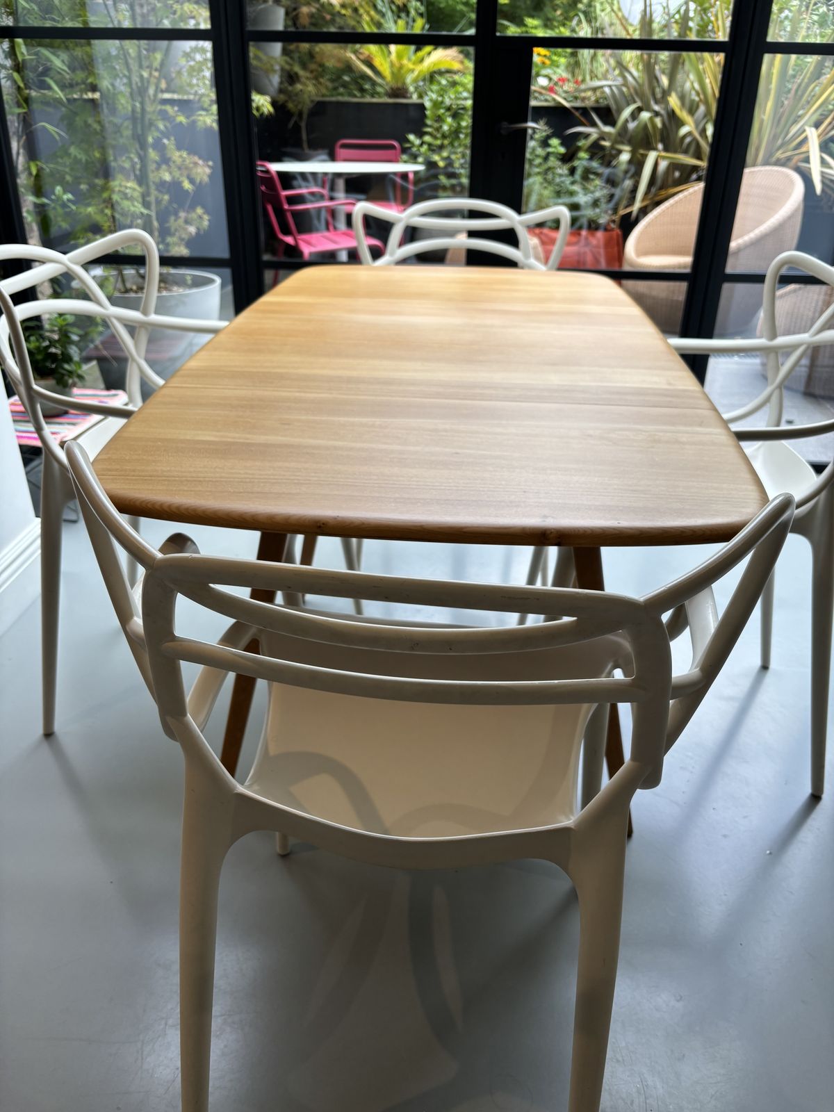 Original 1960’s Ercol Elm & Beech Windsor 383 Drop Leaf Dining Table photo vinterior
