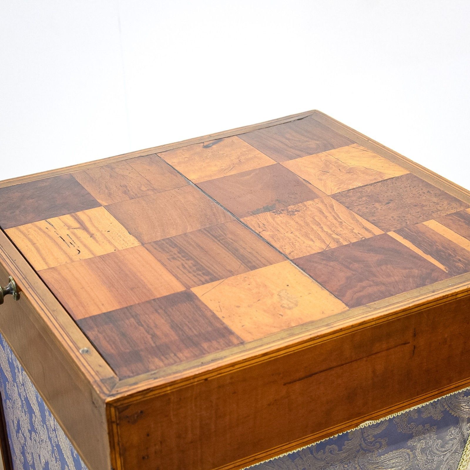 George III Work Table With Sewing Box & Fire Screen photo for sale