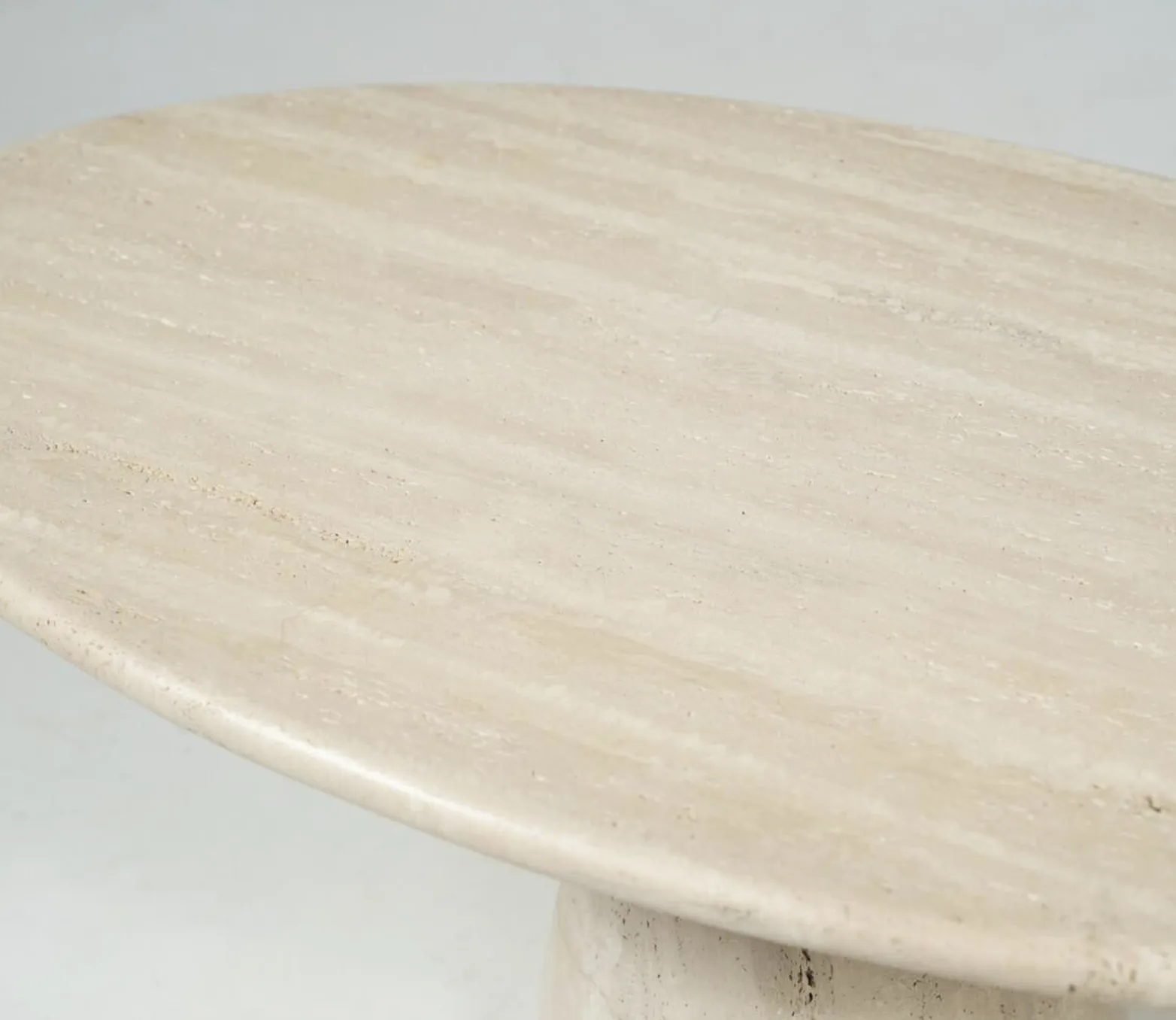 Travertine Coffee Table By Peter Draenert, 1970s photo for sale