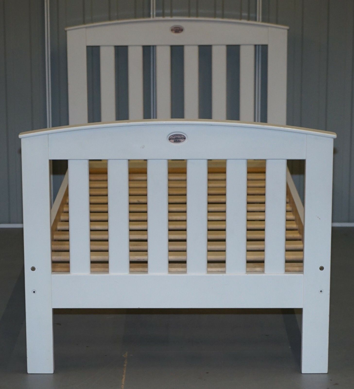 Rrp £350 Boori Country Collection White Painted Pine Single Children's Bed Frame photo for sale