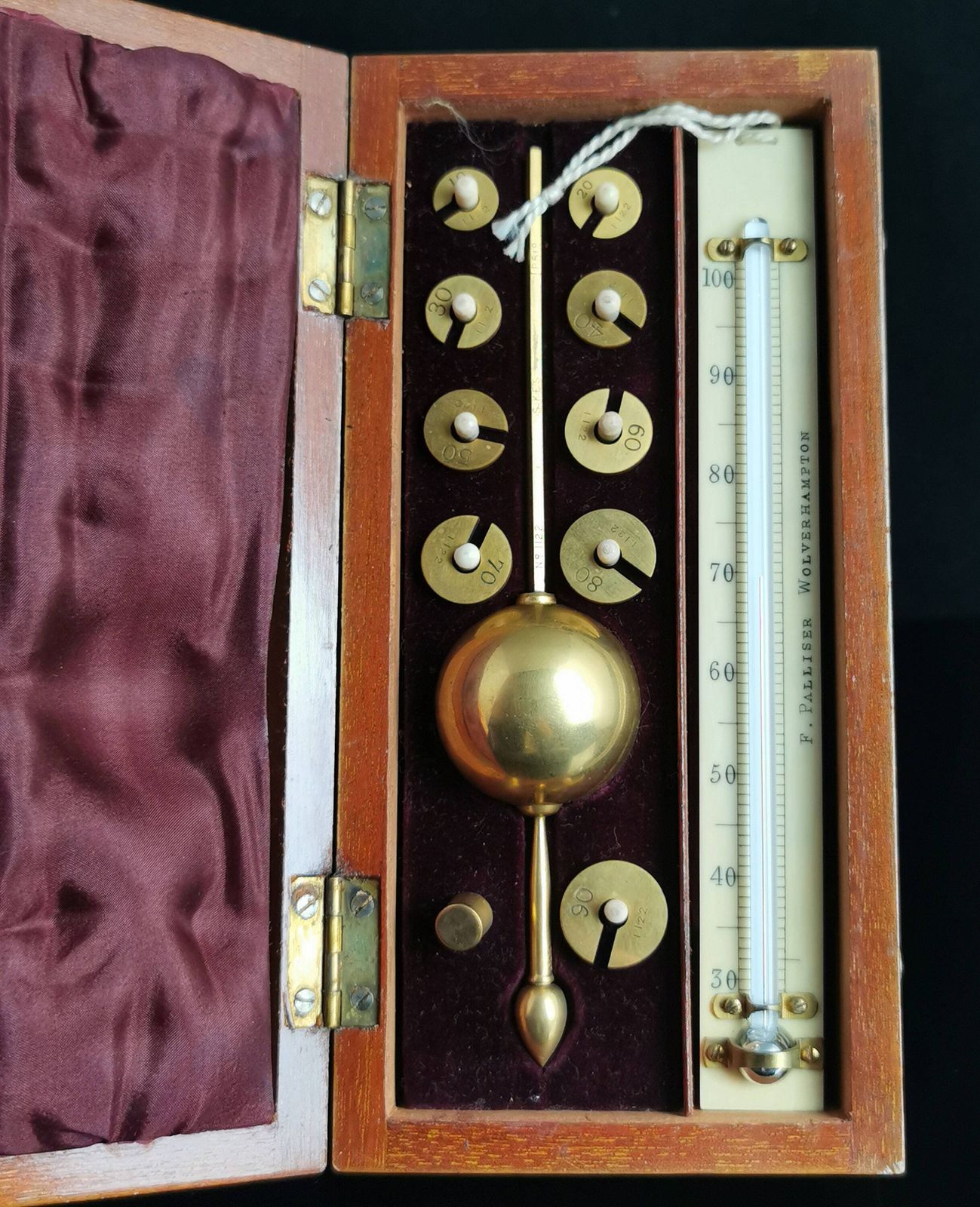 Antique Sikes Hydrometer, Boxed, Complete, Palliser Wolverhampton photo furniture