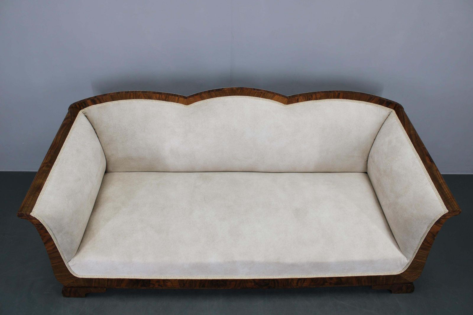 1930s Restored Art Deco Sofa, Czechoslovakia photo Furniture