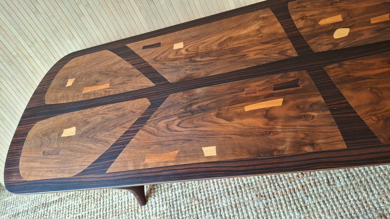 photo furniture Fab Vintage Mid Century 50s 60s Everest Heals Long Tom Marquetry Coffee Table
