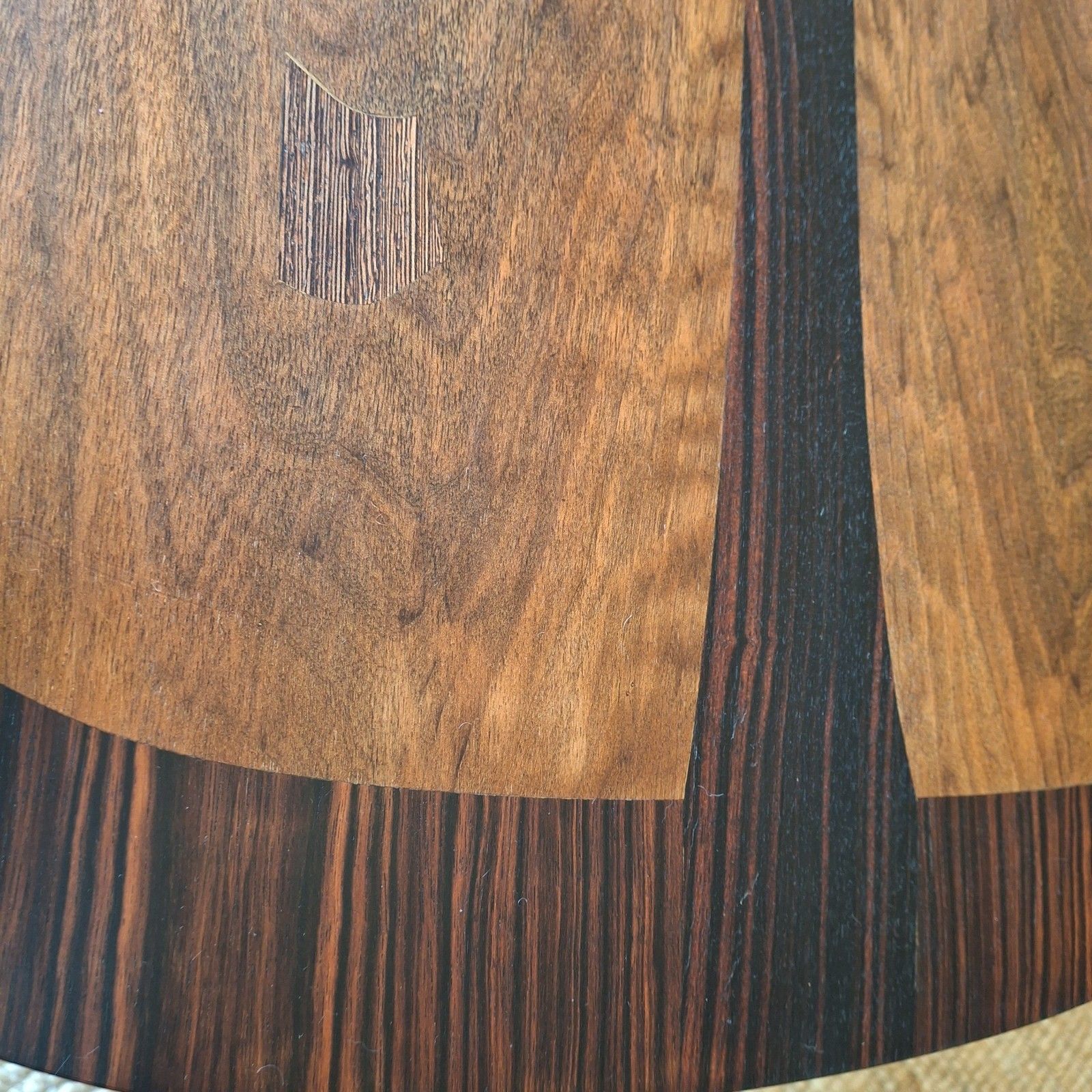photo for sale Fab Vintage Mid Century 50s 60s Everest Heals Long Tom Marquetry Coffee Table