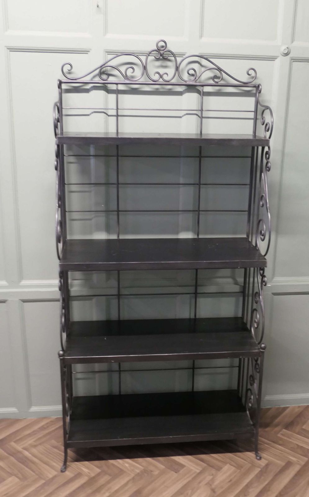 A French Wrought Iron Bakers Shop Stand photo Furniture