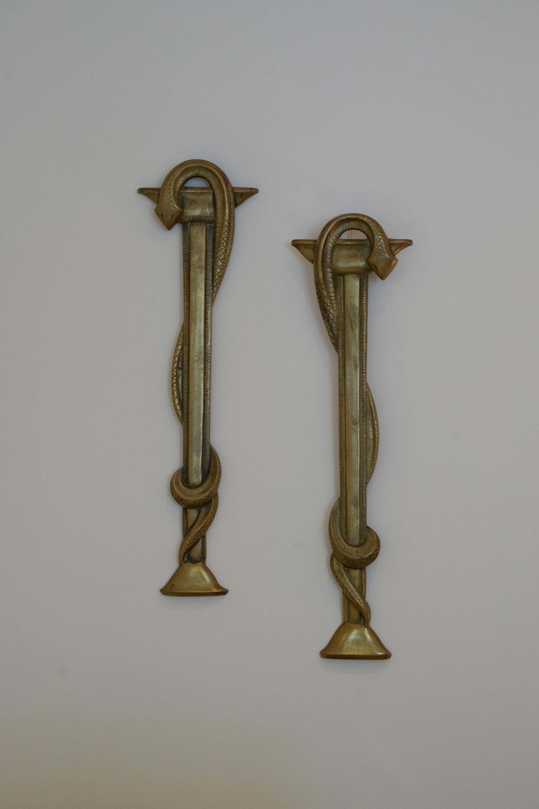 Home Fixtures Pair Of French Art Deco Apothecary Door Handles. photo