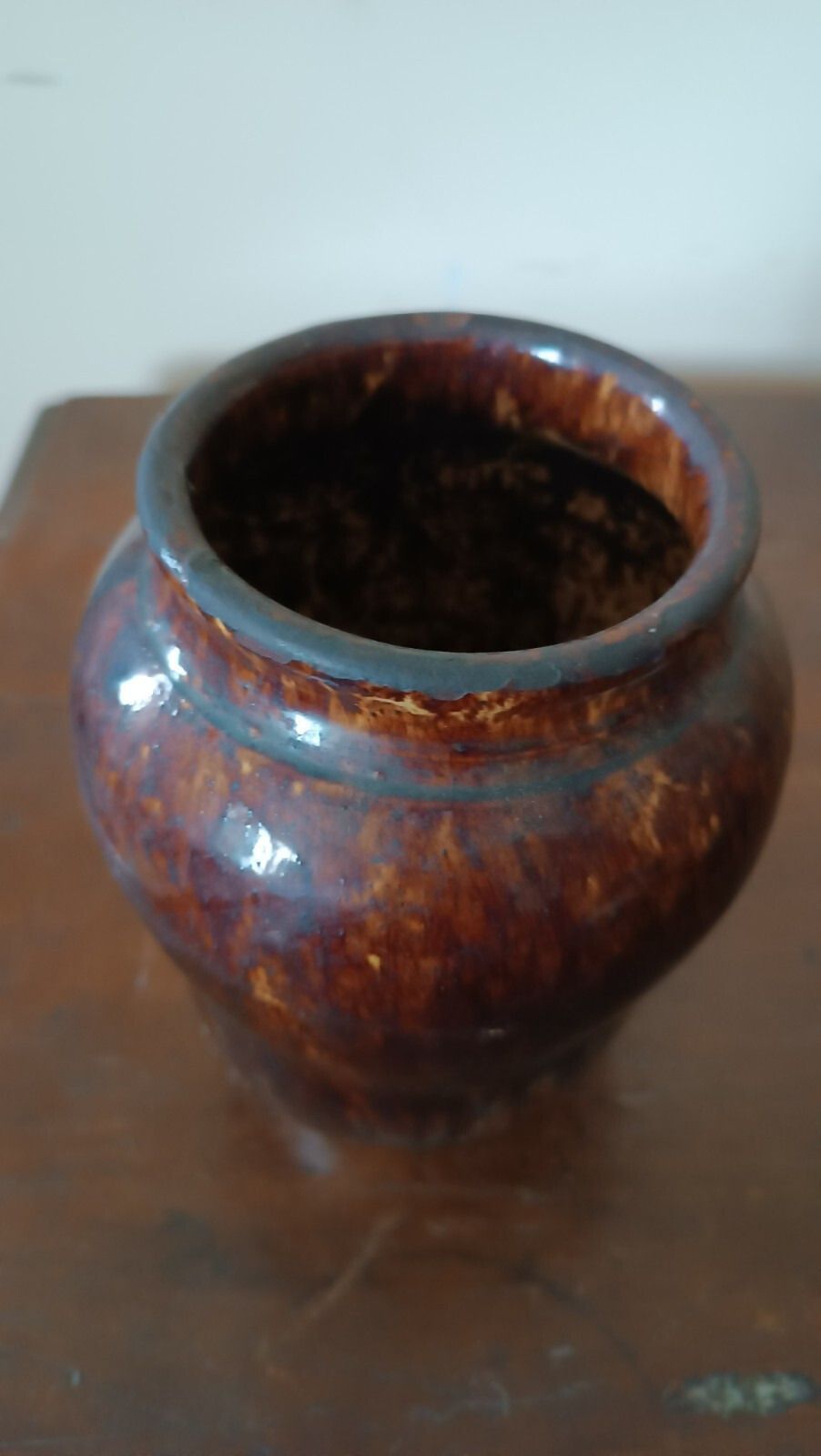 Antique Majolica Albarello Vase With Lustre From Umbria 18th Century photo Home Decor