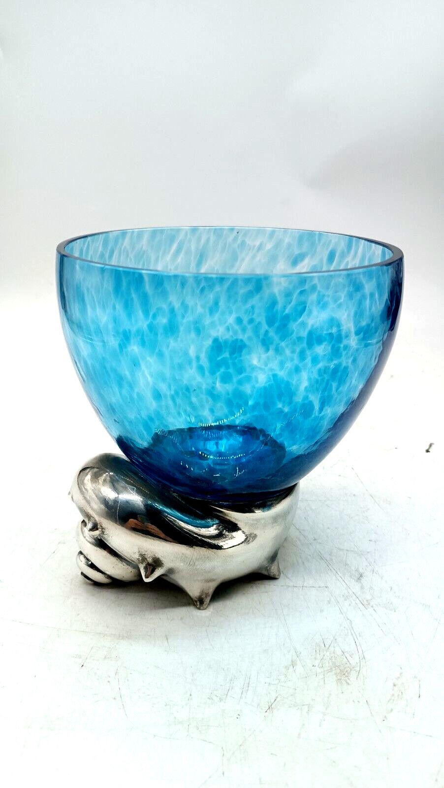 Large Rcr Glass Cup Glue Base Snail 925 Silver Carapelli & Enmiaries photo furniture