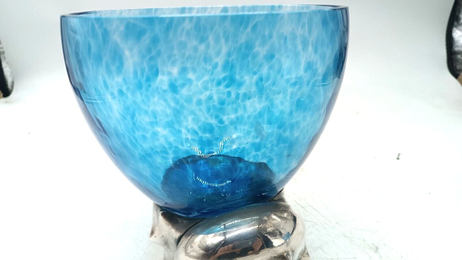 Large Rcr Glass Cup Glue Base Snail 925 Silver Carapelli & Enmiaries photo buy