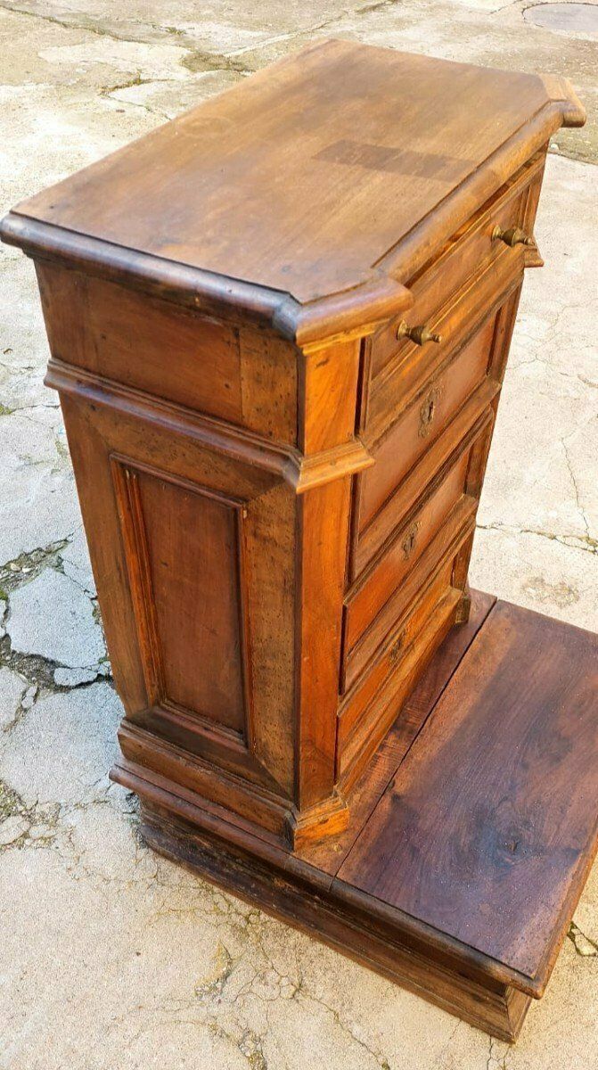 photo furniture Antique Kneeler With 4 Drawers, Italy, Early 18th Century