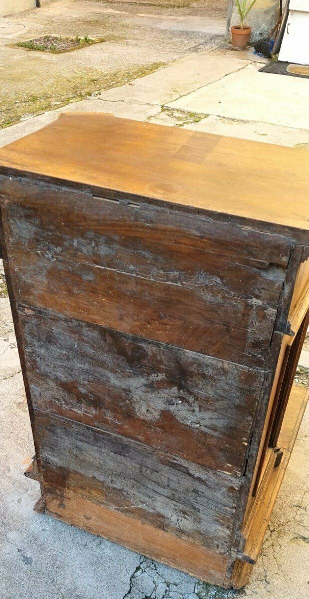 photo for sale Antique Kneeler With 4 Drawers, Italy, Early 18th Century