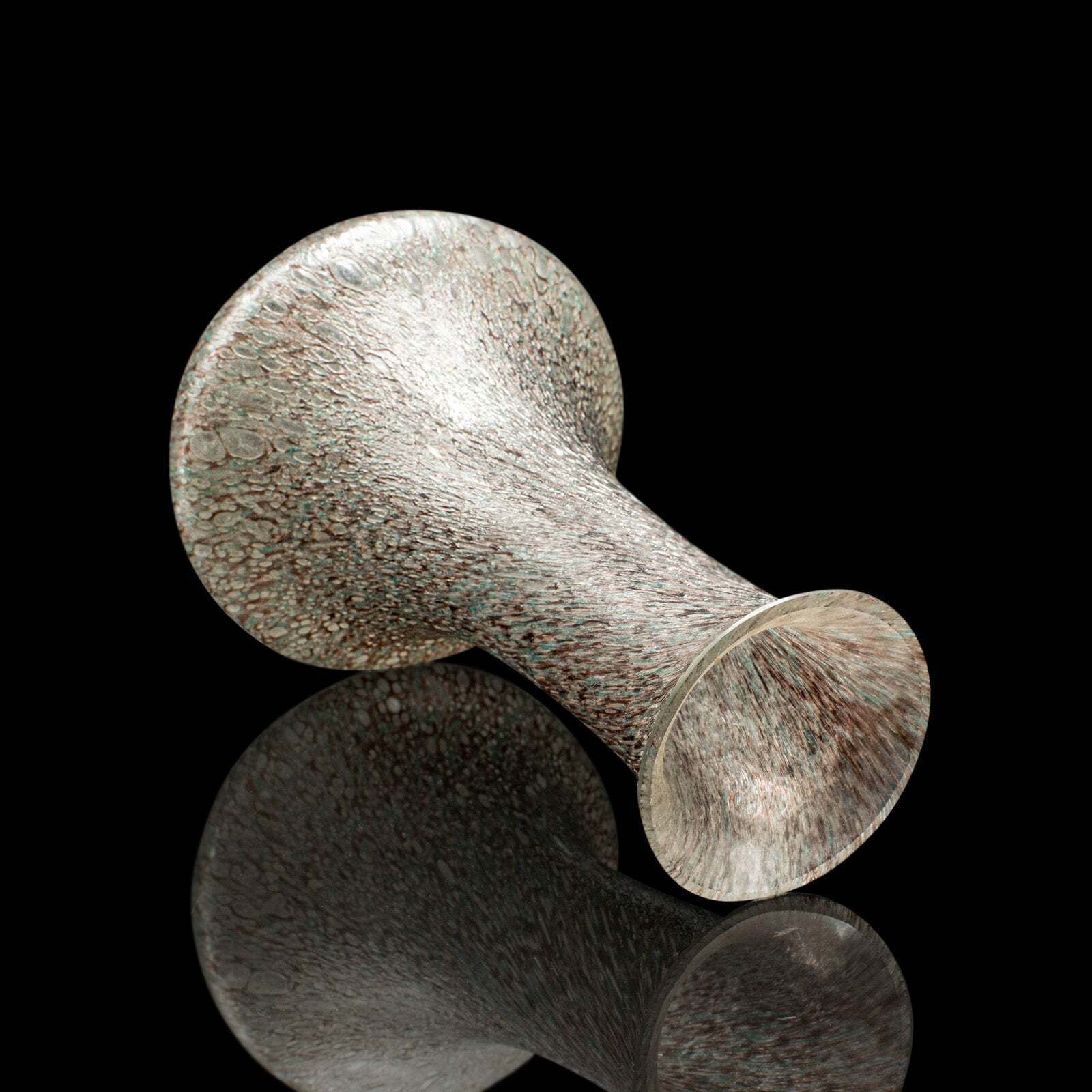 Vintage Flower Vase, Scottish, Art Glass, Display, Tear Drop Posy Sleeve, C.1980 photo vinterior