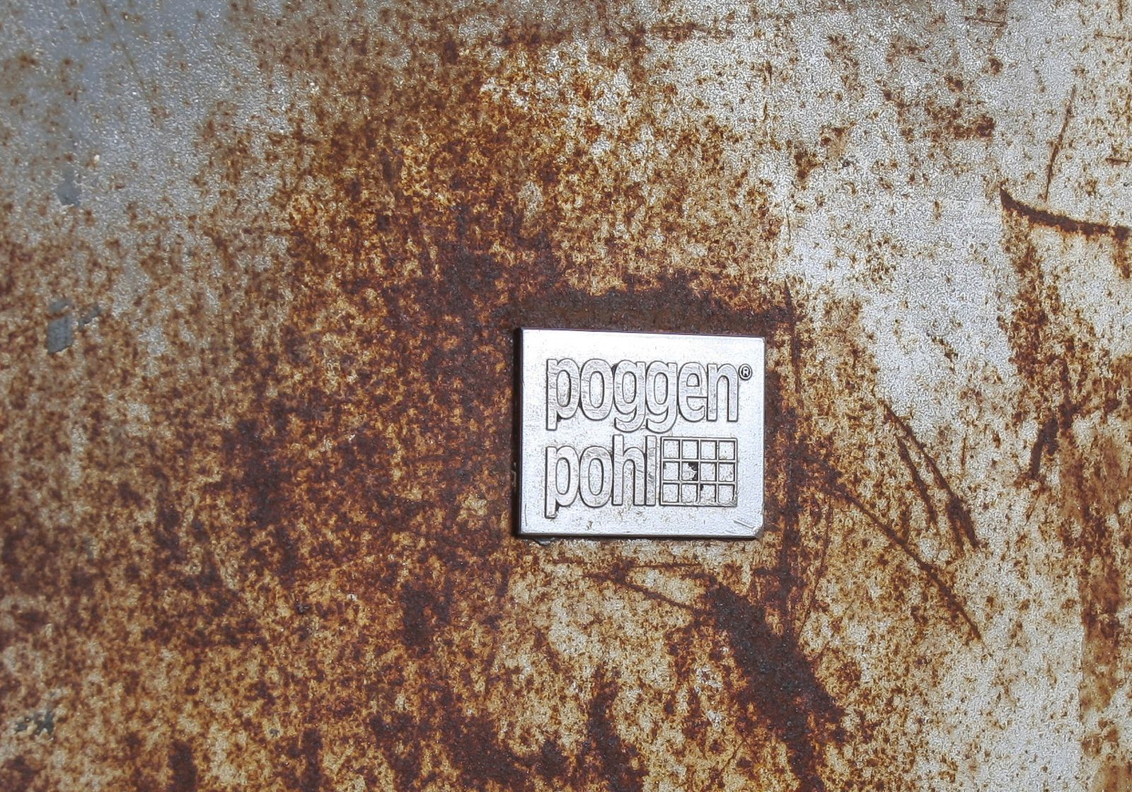 A Pair Of Brutalist Industrial Metal Plant Stands By Poggen Pohl photo furniture