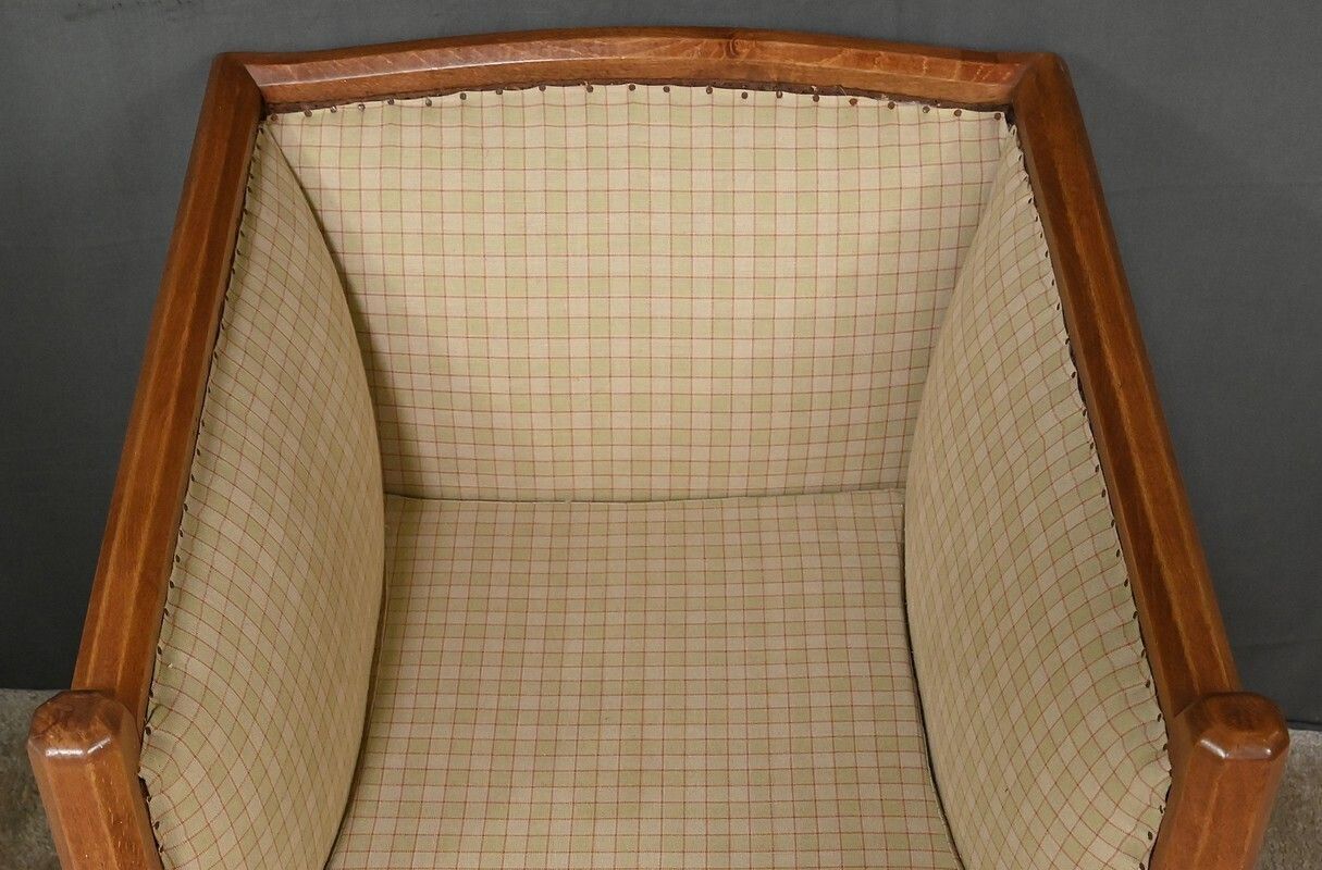 Art Deco Beech Armchair – 1930 photo vinterior