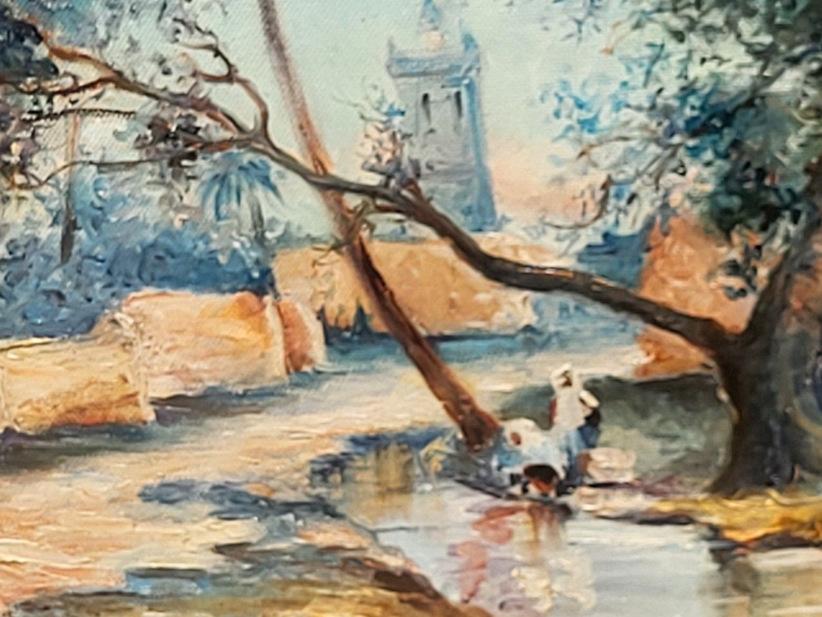 photo buy 2 Signed Paintings.  Orientalism. Oil Painting On Canvas And Panel.