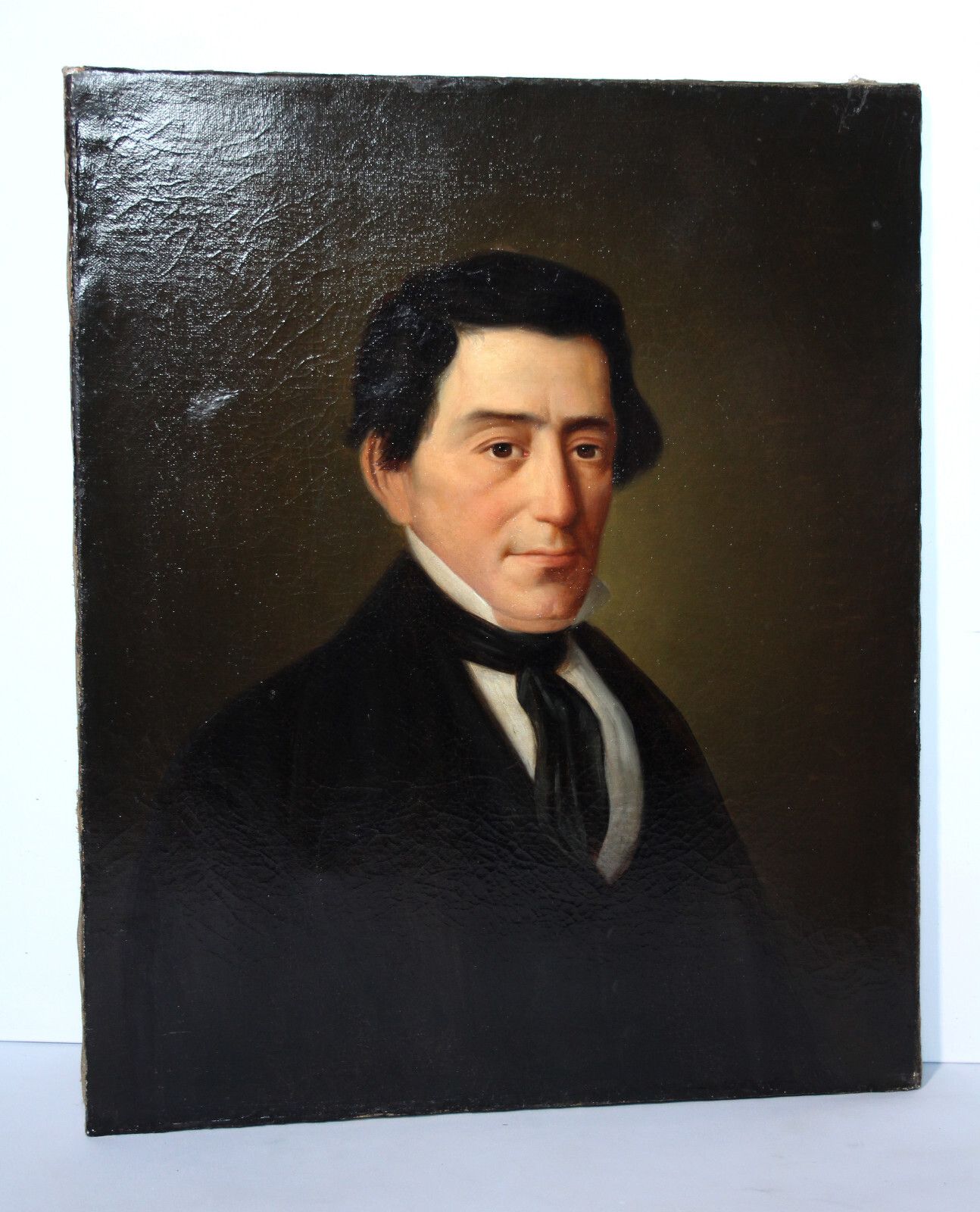 Biedermeier Man Portrait Portrait Portrait Of An Elegant Gentleman Mid 19th Century Jh photo 850.0