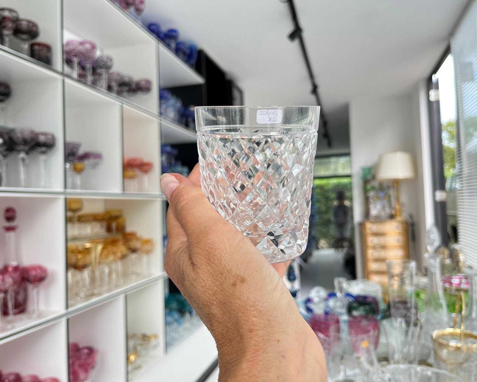 Val Saint Lambert Whiskyglazen | 6 Stuks | Kristal Met Diamantslipwerk photo buy