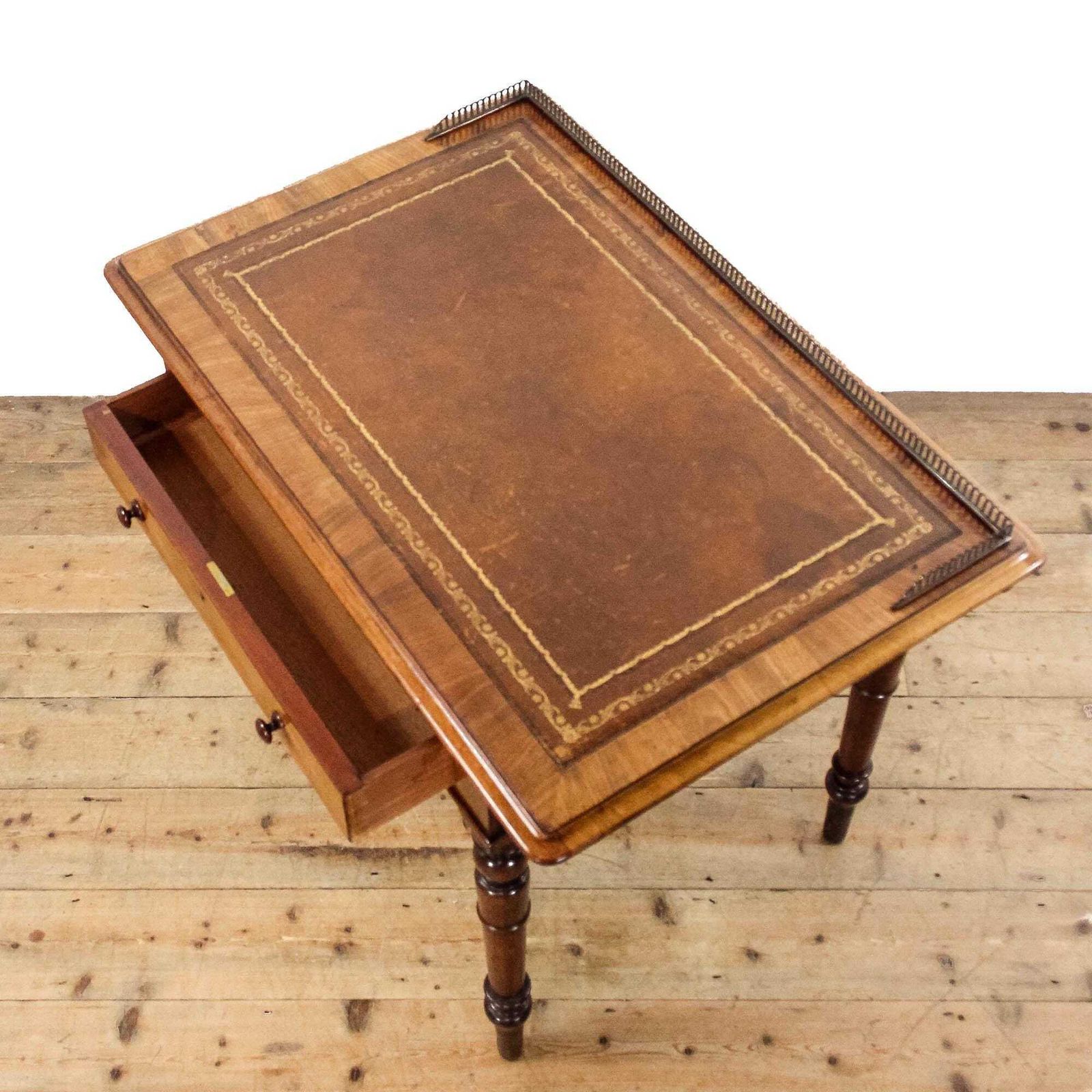 Antique Victorian Writing Table With Leather Inset Top | Antique Oak Desk | Office Furniture | Antique Desk | Office Furniture photo 695.0