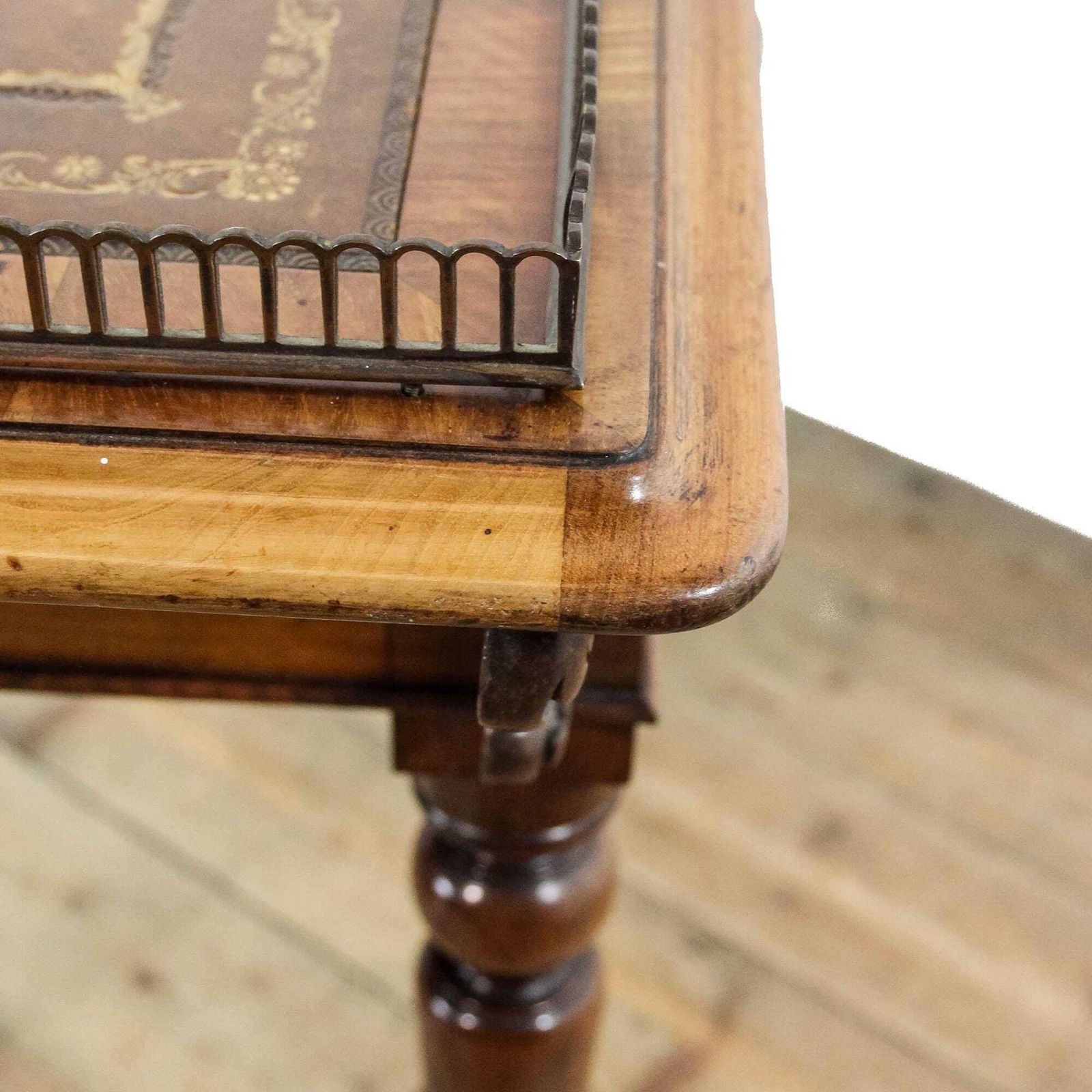 photo for sale Antique Victorian Writing Table With Leather Inset Top | Antique Oak Desk | Office Furniture | Antique Desk | Office Furniture