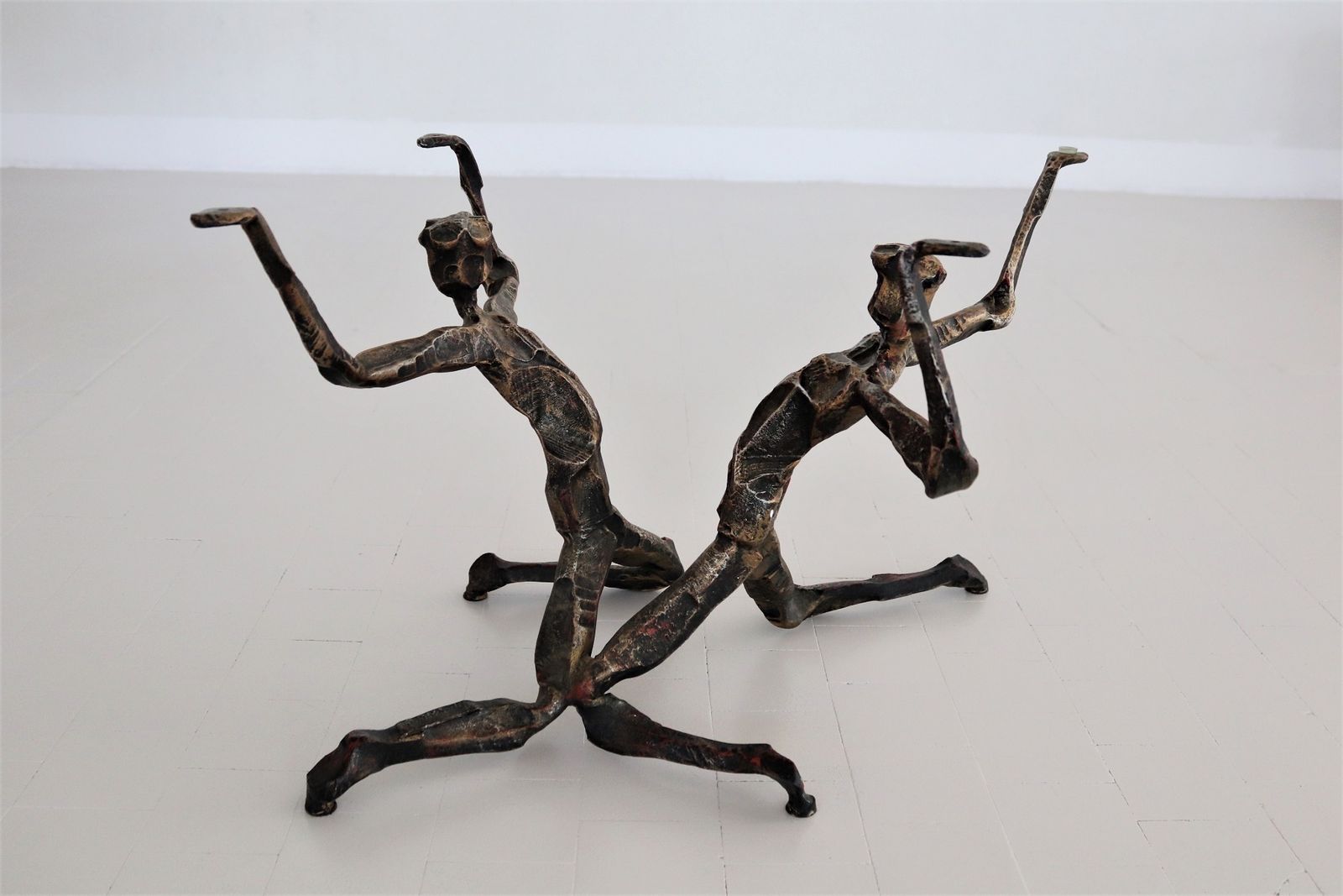 Salvino Marsura Trinidad Brutalist Coffee Table In Bronze, 1960 photo vinterior