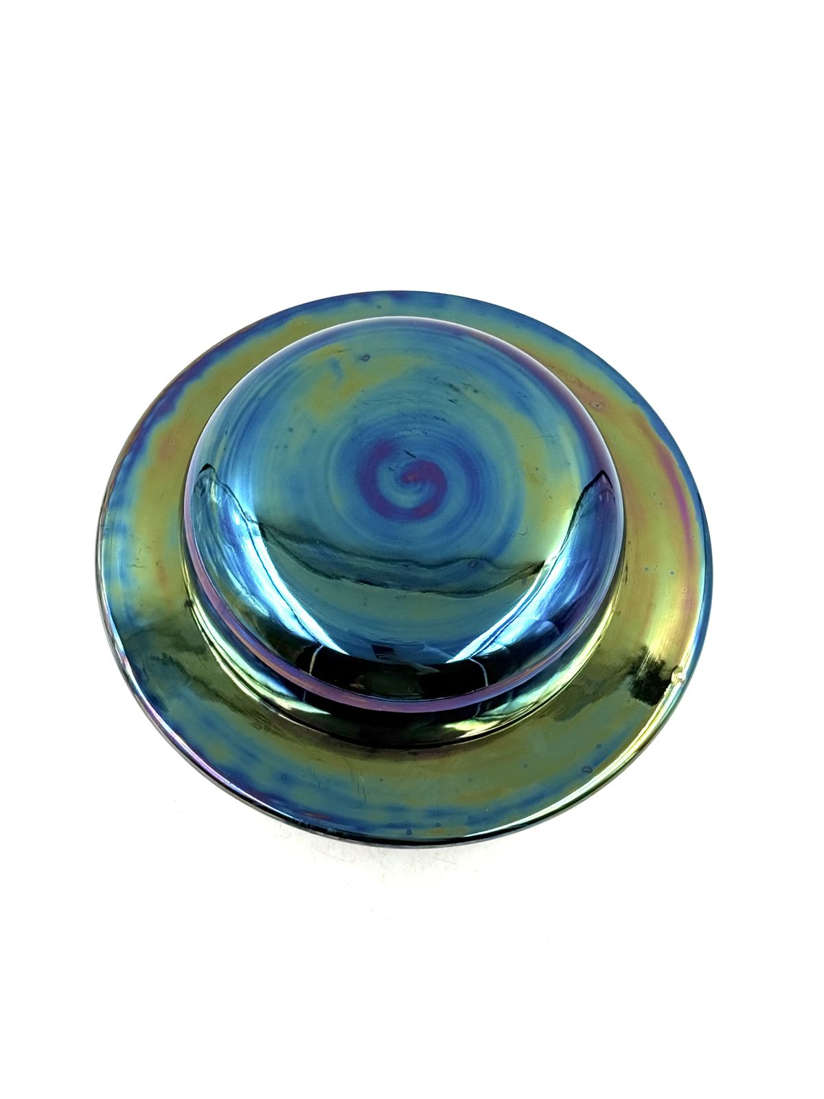 Mid Century Modern Iridescent Ceramic, Paoli Italy 1970s photo vintage