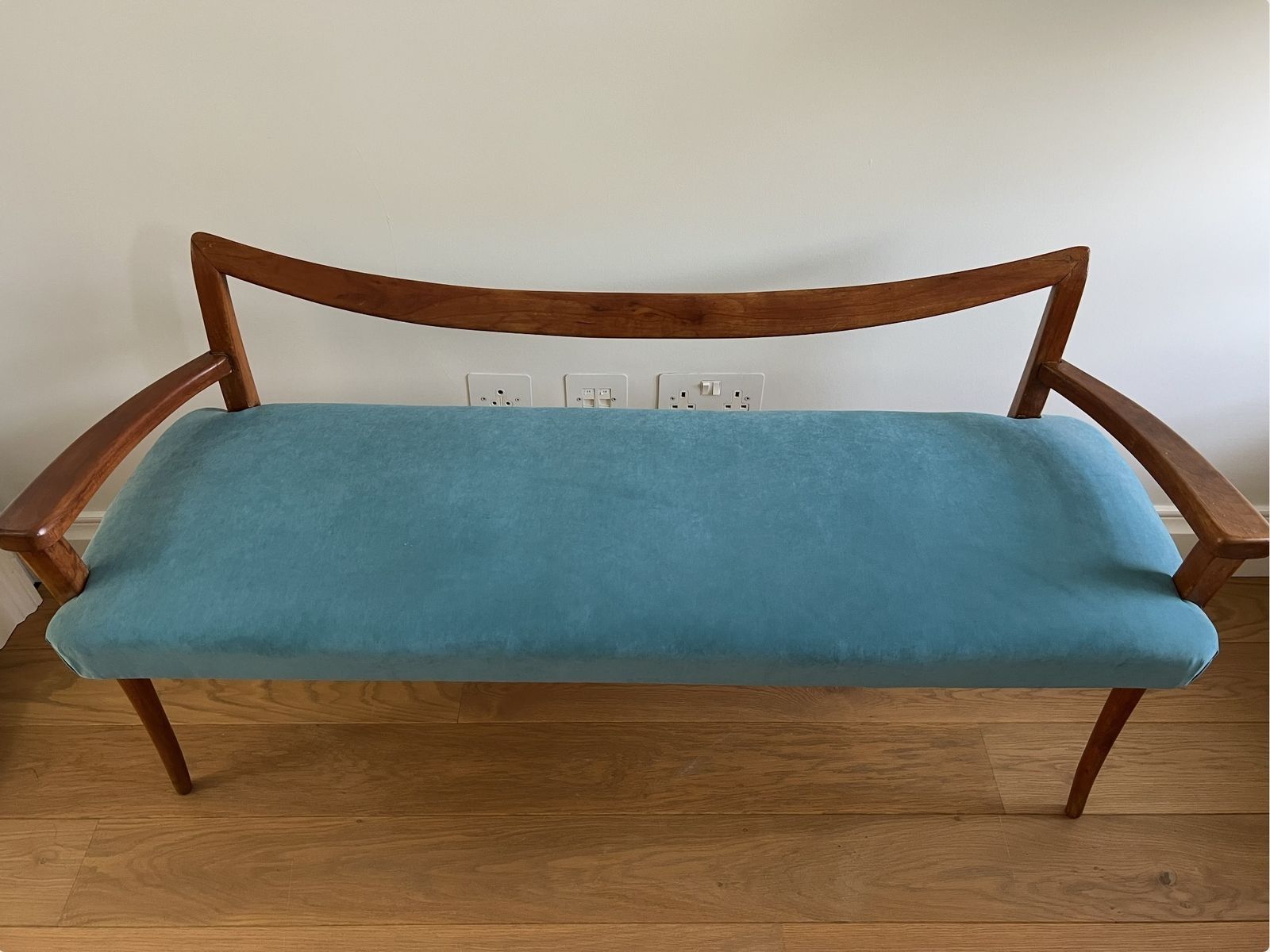 Maurizio Tempestini Bench In Cherry Wood Italian Manufacture, 1950s