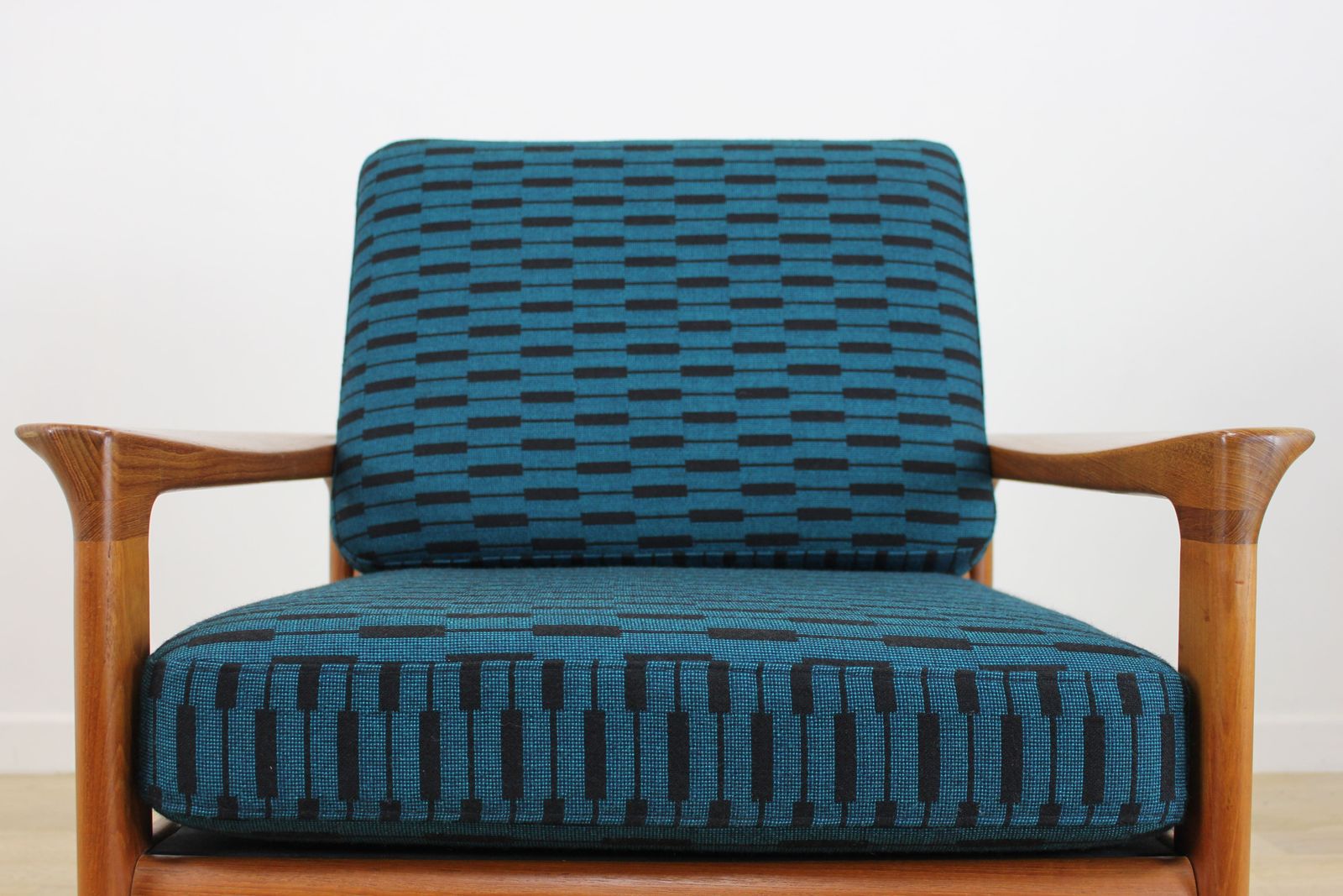 Pair Danish Teak 1960’s Armchairs By Sven Ellekaer For Komfort photo vintage