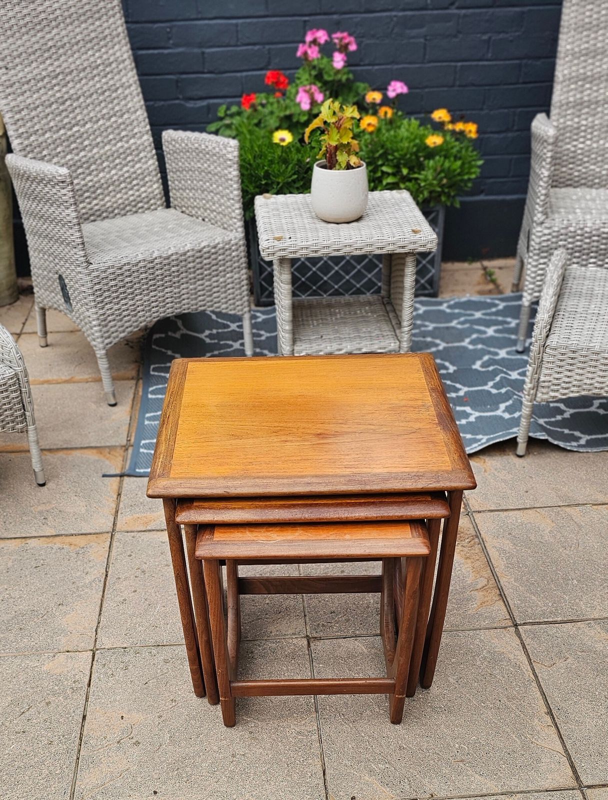 G Plan Astro Mid Century Nest Of Tables In Teak Retro 1970s Scandinavian Design photo furniture